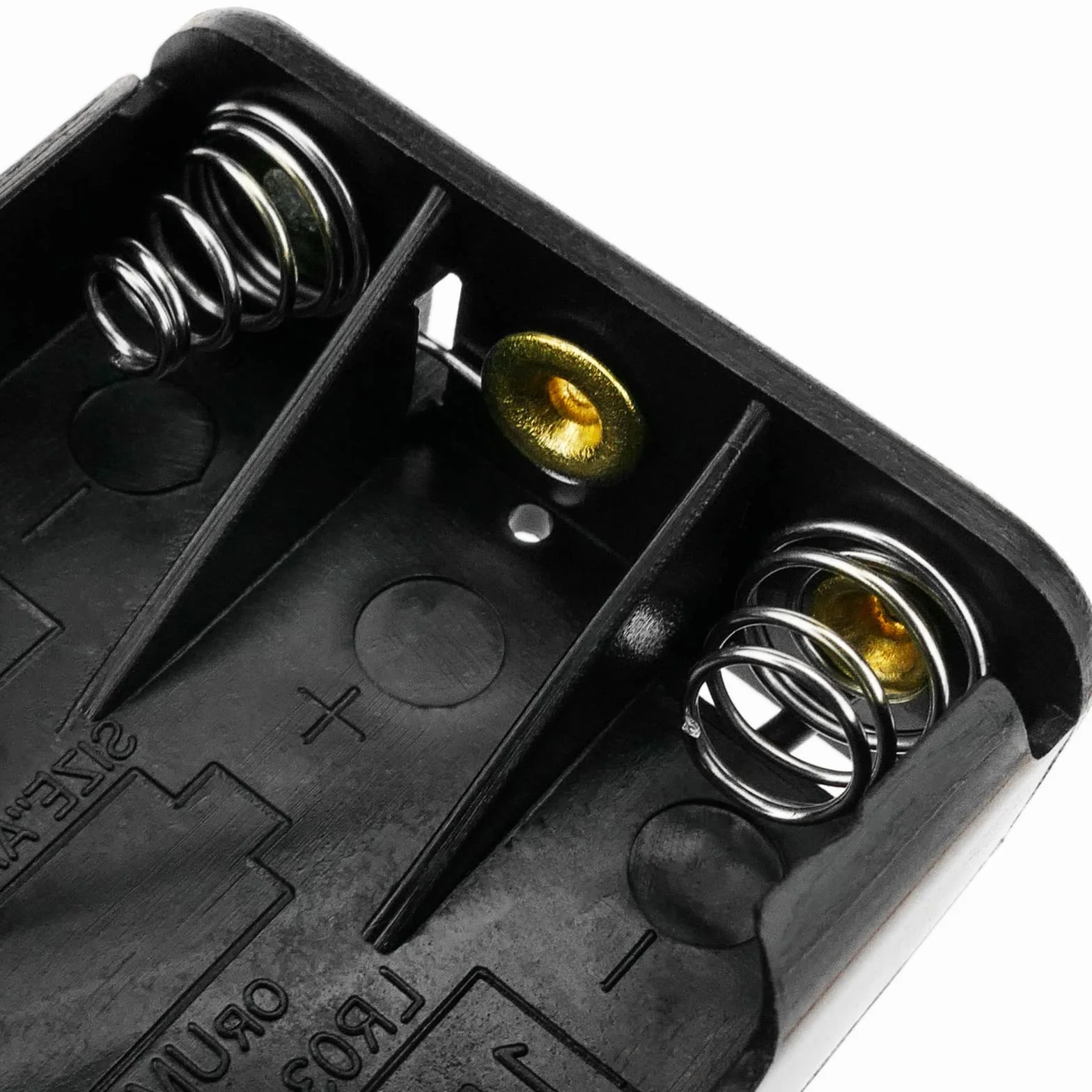 Portapilas de plástico para Tres Pilas AAA LR03 de 1.5V