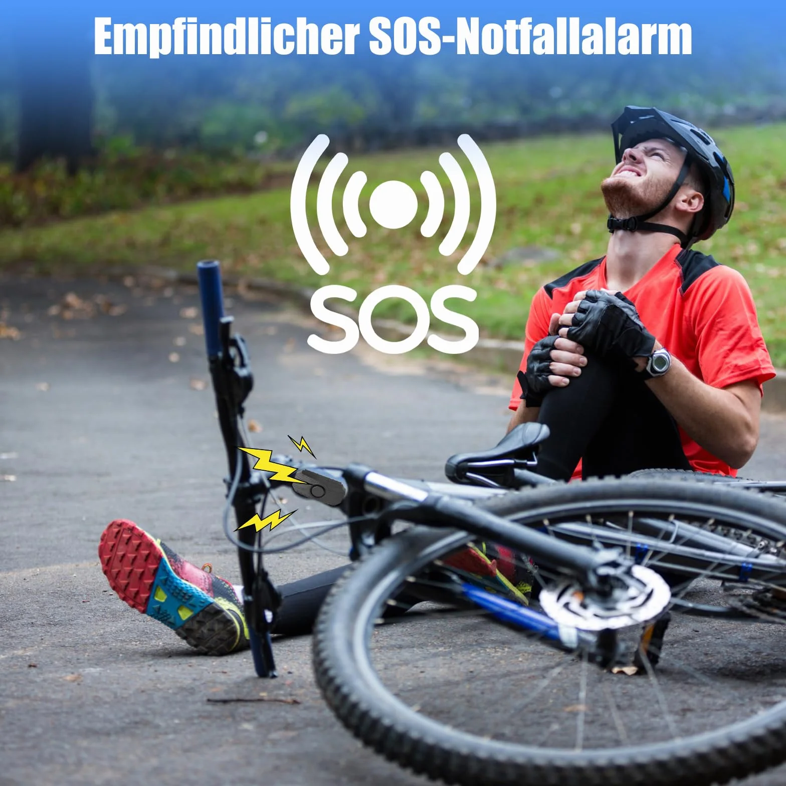 Sistema de alarma antirrobo para bicicleta, 113 dB, sensor de vibración, inalámbrico, antirrobo, sistema de alarma de seguridad con mando a distancia para bicicleta, moto, scooter