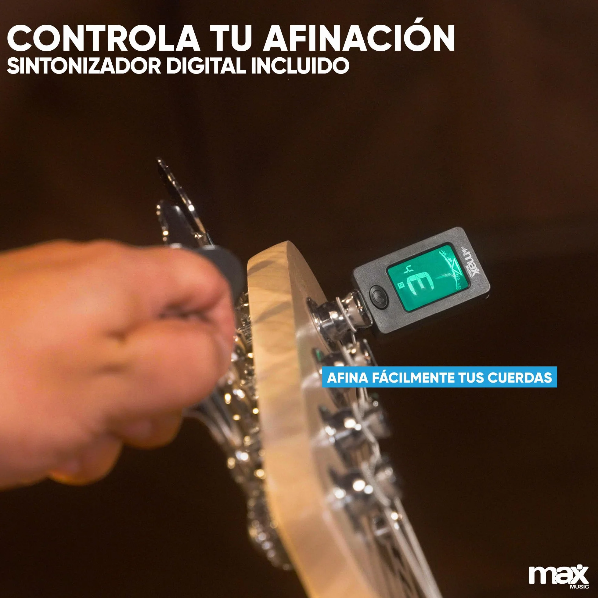 Max GigKit - Pack completo de bajo eléctrico blanco con amplificador de 40W, soporte, funda, afinador, cuerdas y cable, ideal para principiantes y práctica en casa o estudio