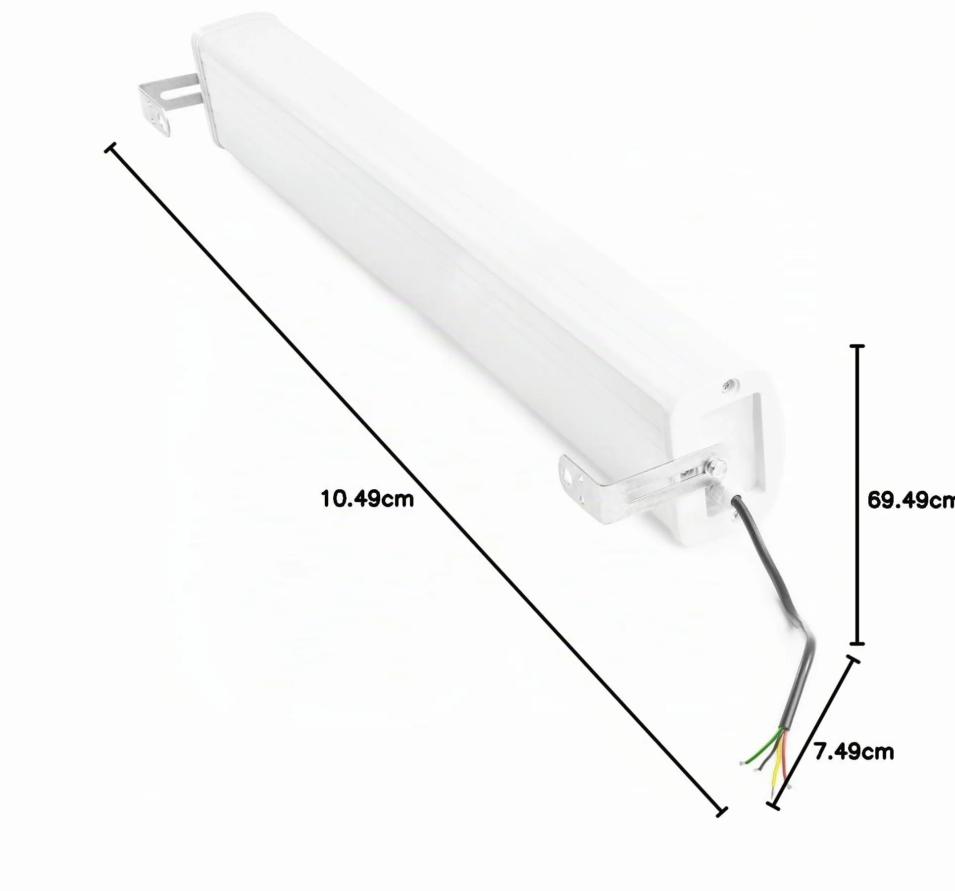 Power Dynamics ICS8 Columna de Sonido Blanca 40W 70V 100V con Soporte de Montaje