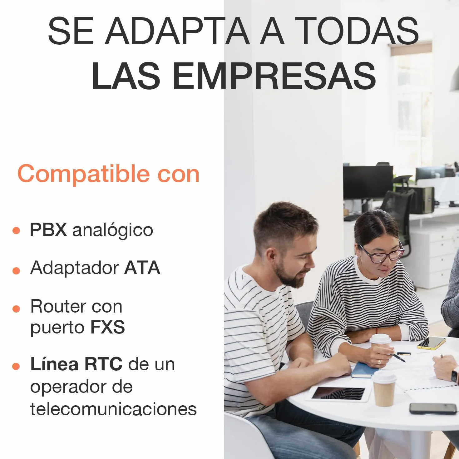 ALCATEL Temporis 180 PRO Teléfono profesional con cable Blanco