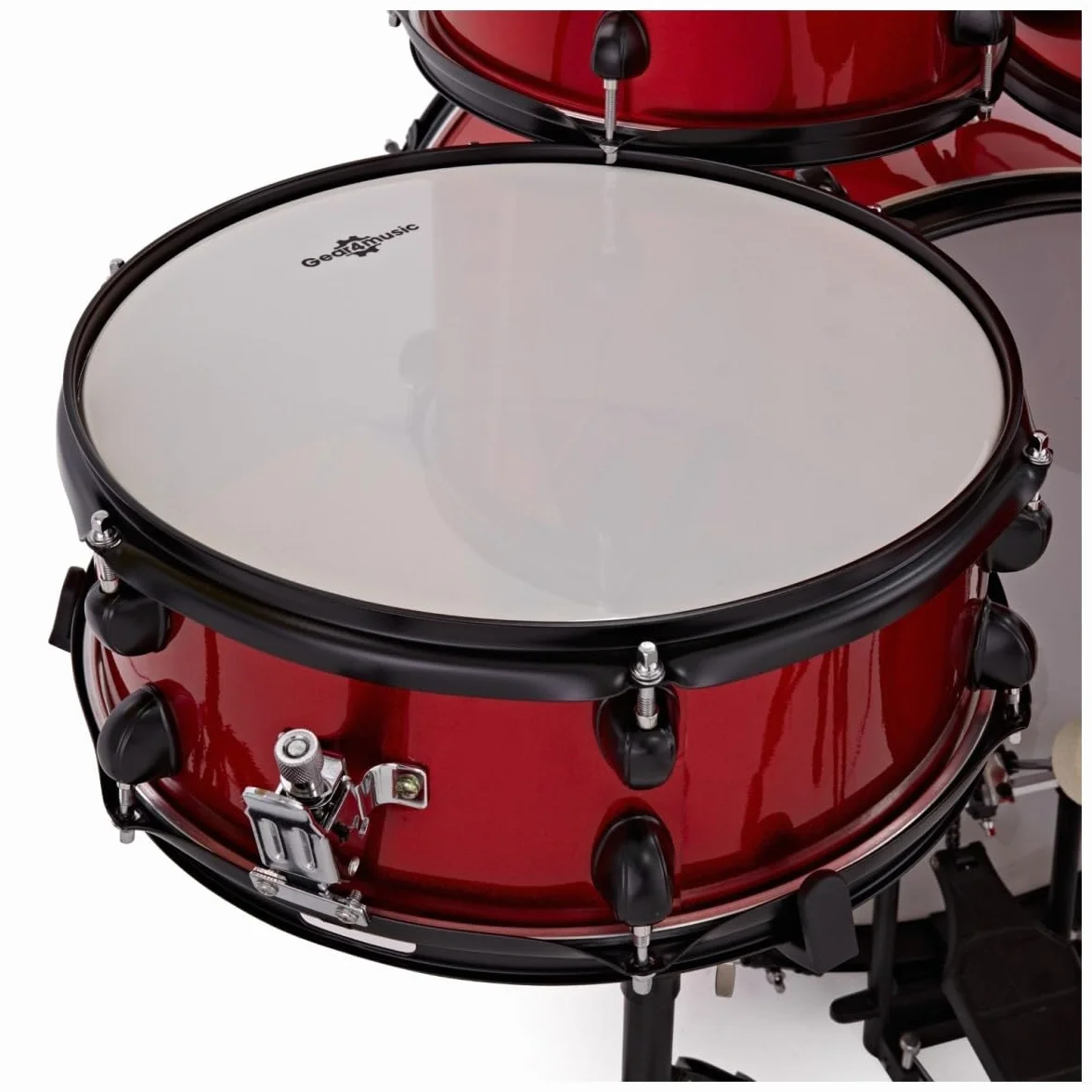 Batería de Principiantes Tamaño Completo BDK-1 de Gear4music Roja