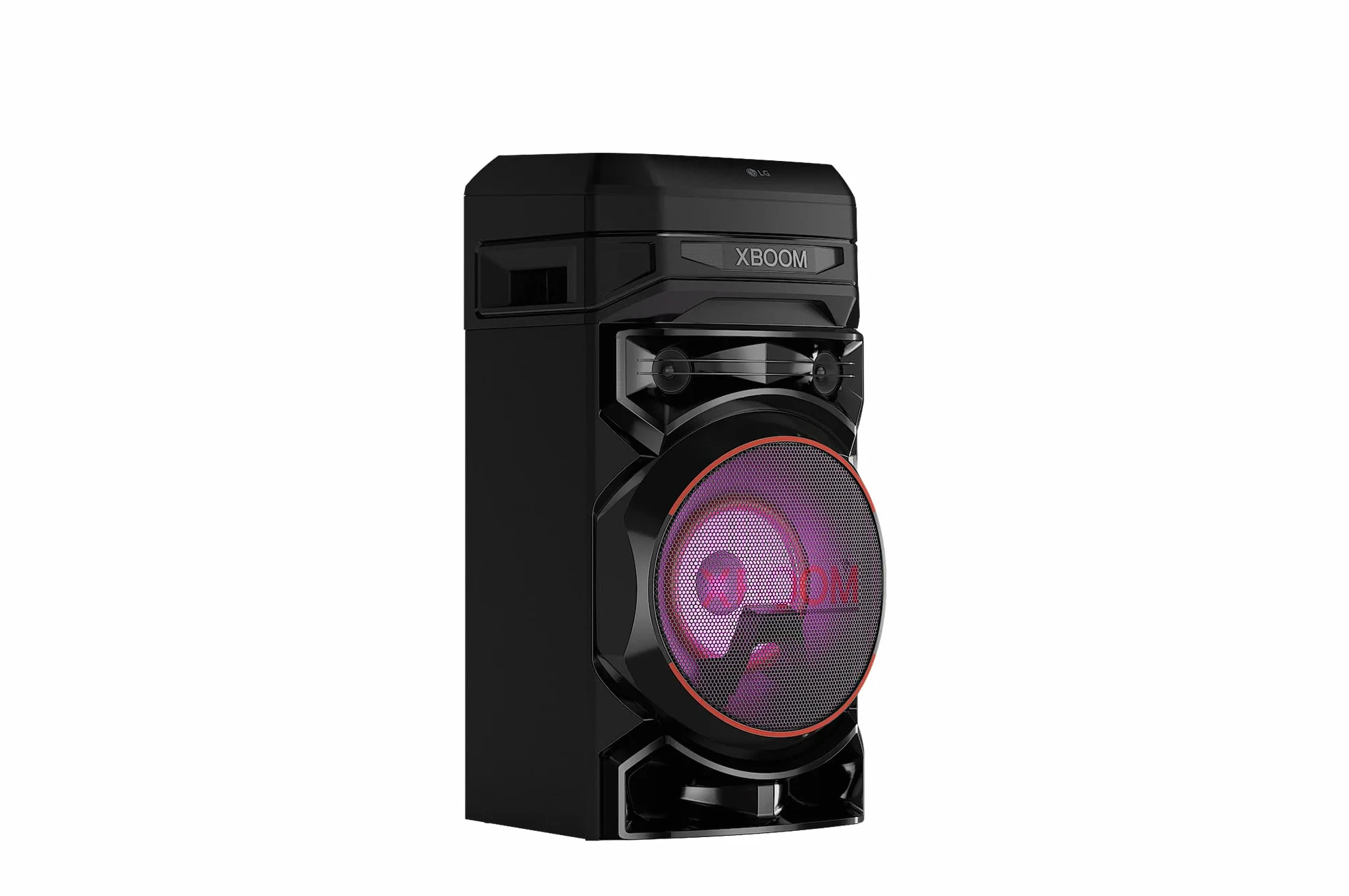 LG XBOOM RNC5 Altavoz Bluetooth Alta Potencia USB Funciones DJ Karaoke Luces LED 3 Altavoces Negro