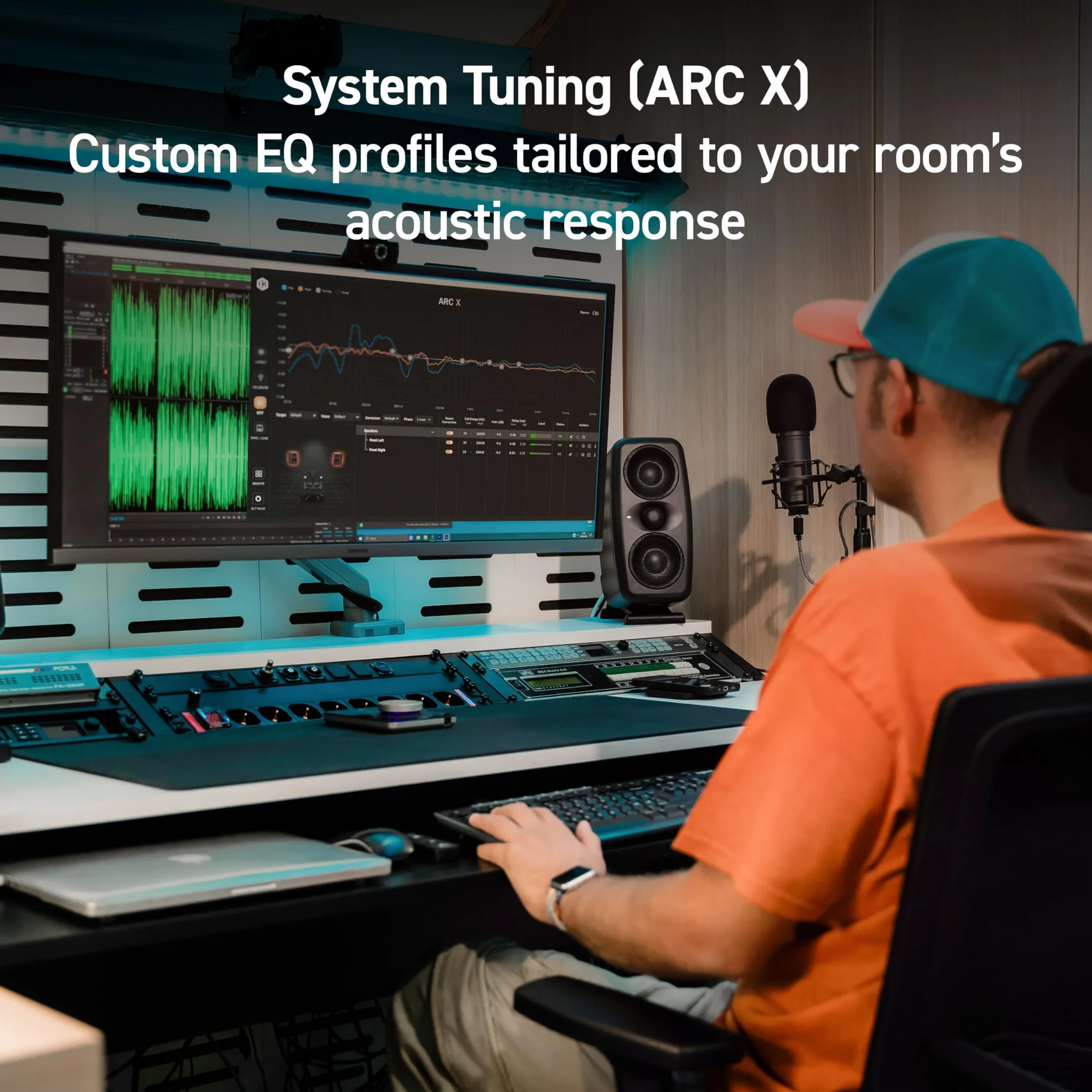 IK Multimedia ARC Studio. Standalone advanced room correction system. Includes hardware processor unit, ARC 4 software and measurement mic