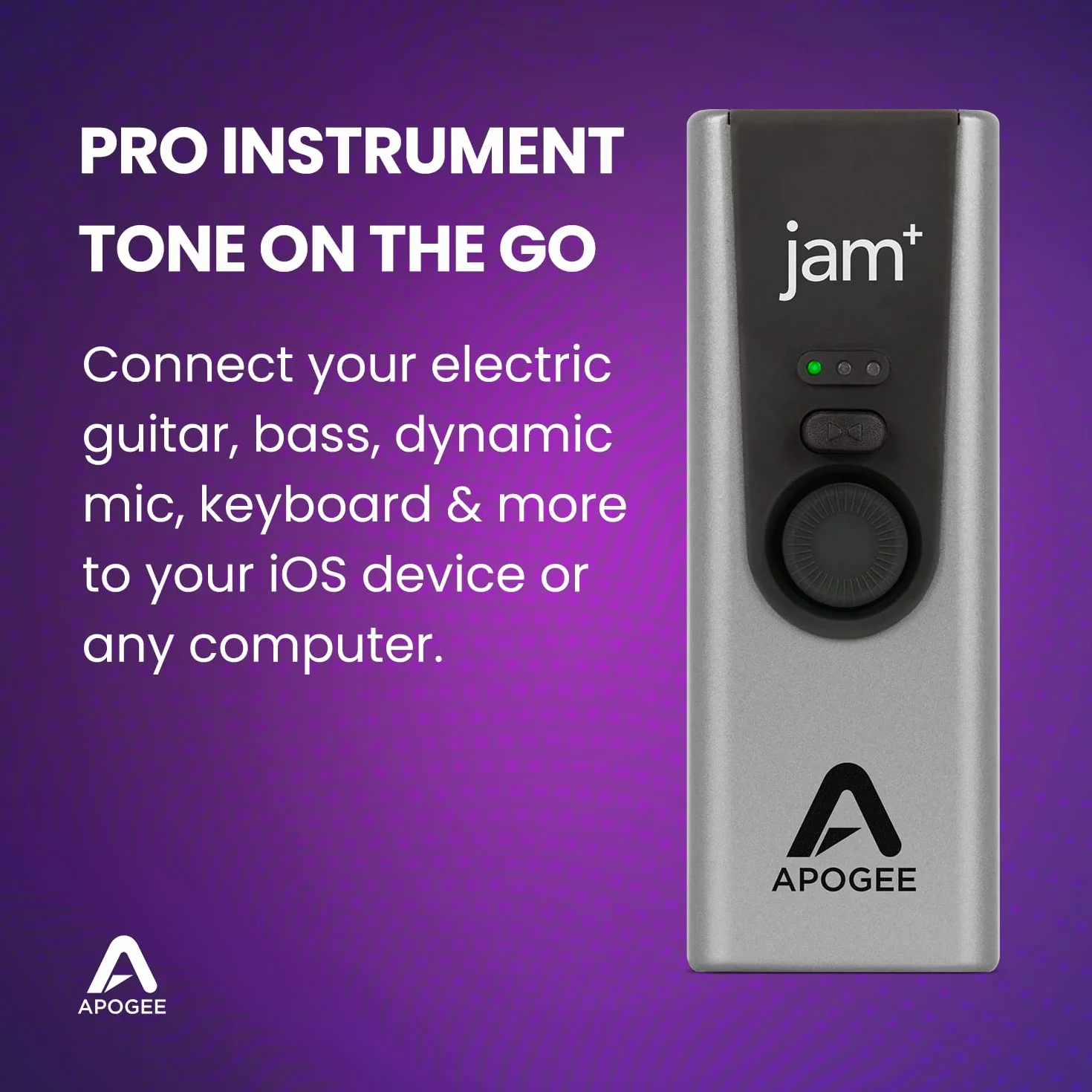 Apogee - JAM PLUS - Interface para guitarra USB - 24bits/96 kHz