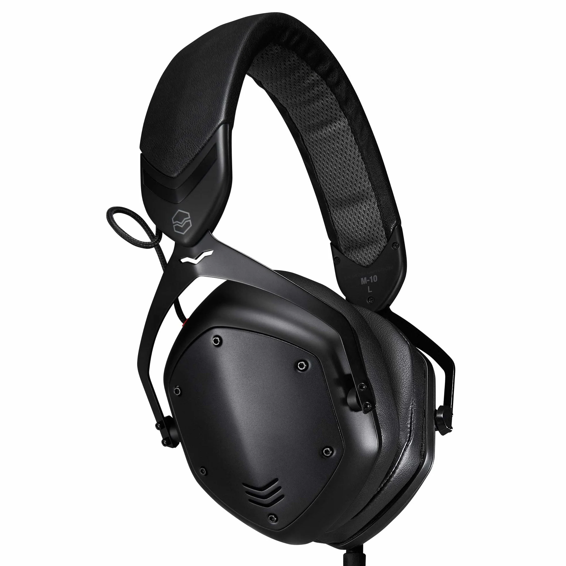 V-Moda M-100 PRO | Auriculares de DJ circumaurales profesionales | Diseñados para DJ profesionales y música rítmica | Aislamiento sonoro superior | Escucha por un oído | Confort duradero