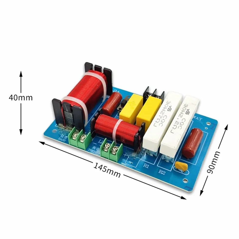 PA-2A 450W Divisor de Altavoz de Audio de 2 Vías Crossover Profesional