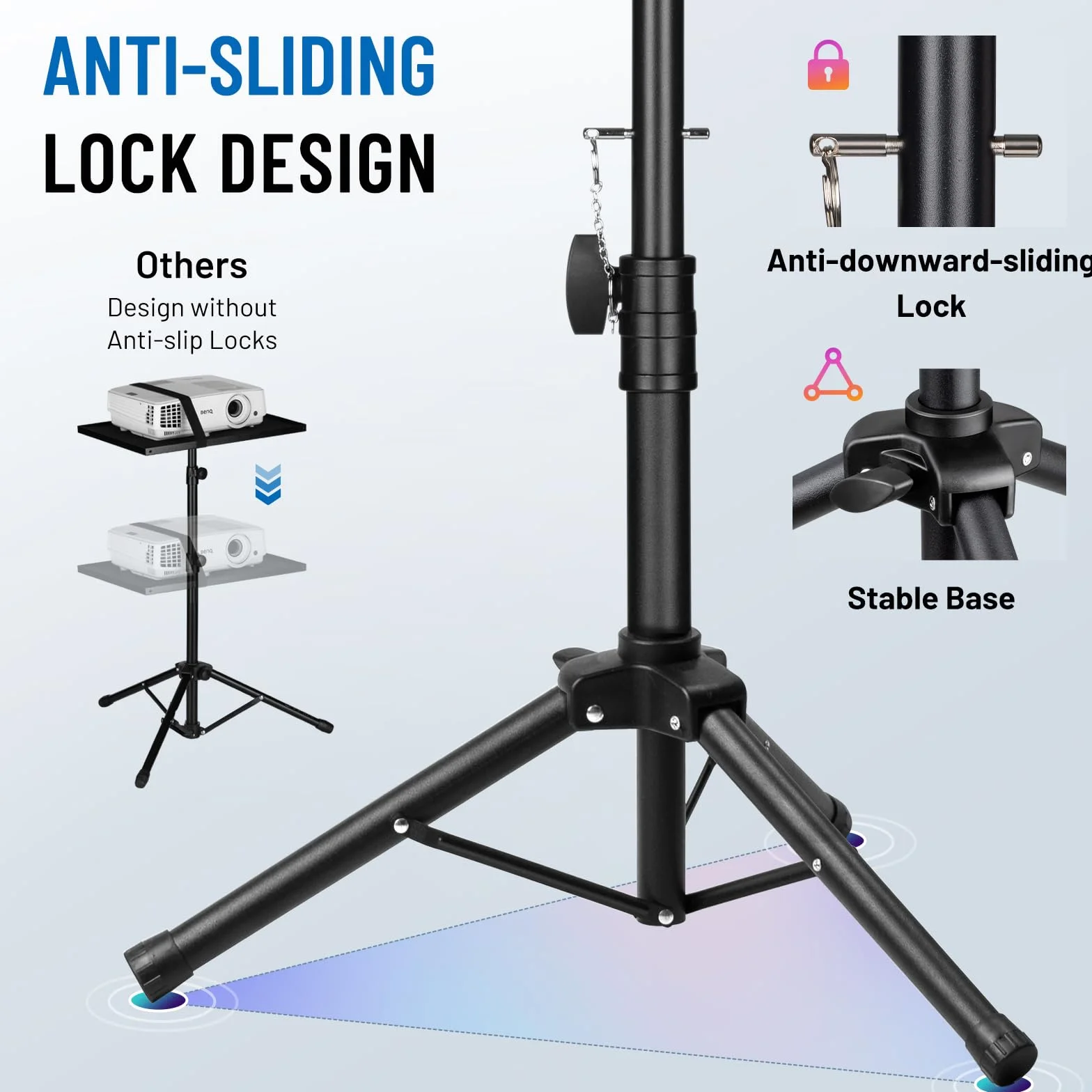 CAHAYA Soporte Proyector Ajustable Trípode para Laptop Universal CY0331