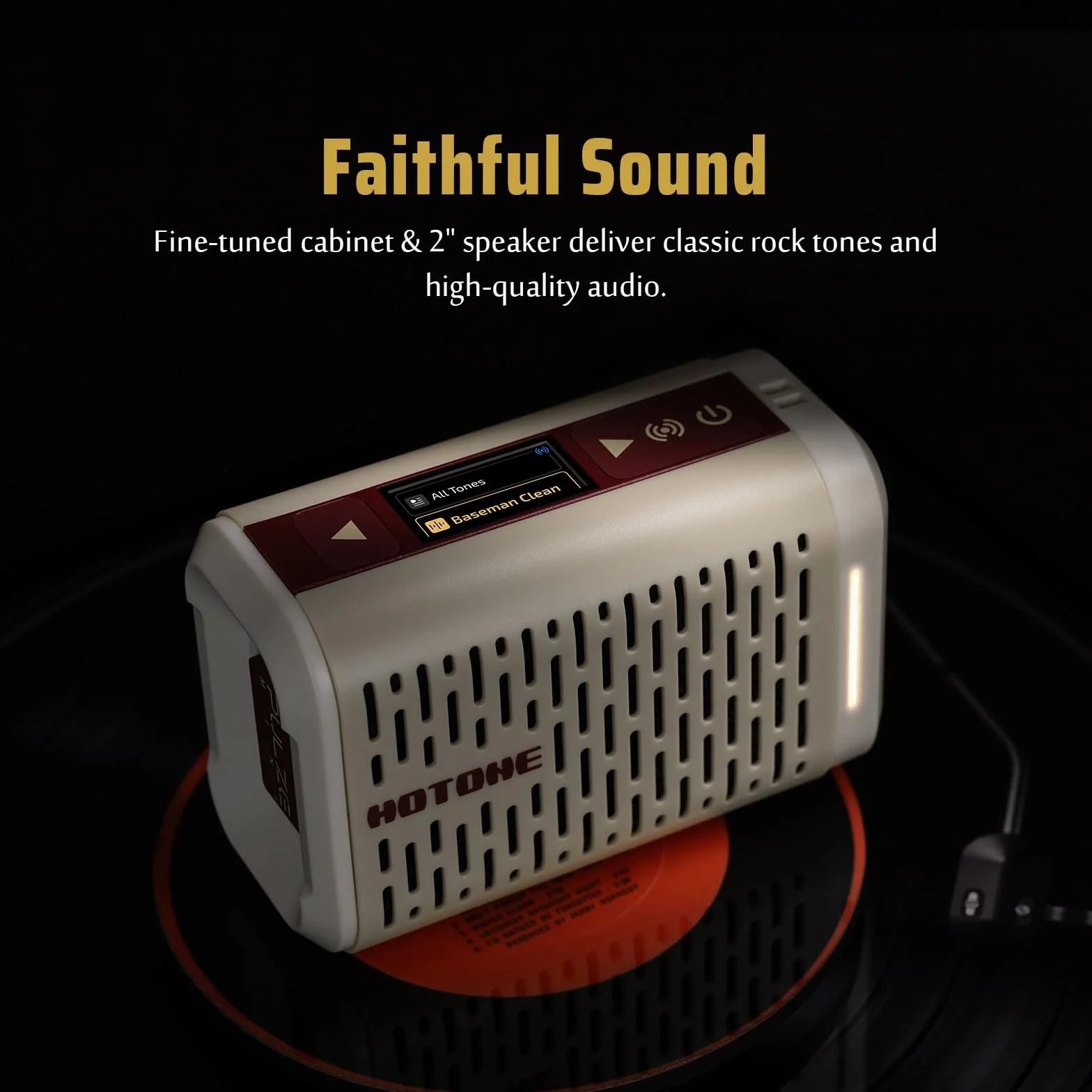 HOTONE Mini Amplificador de Modelado Multifuncional BT Guitarra Bajo IR Cabinas con Multi FX Aplicación Móvil Pulze Mini Ap-5