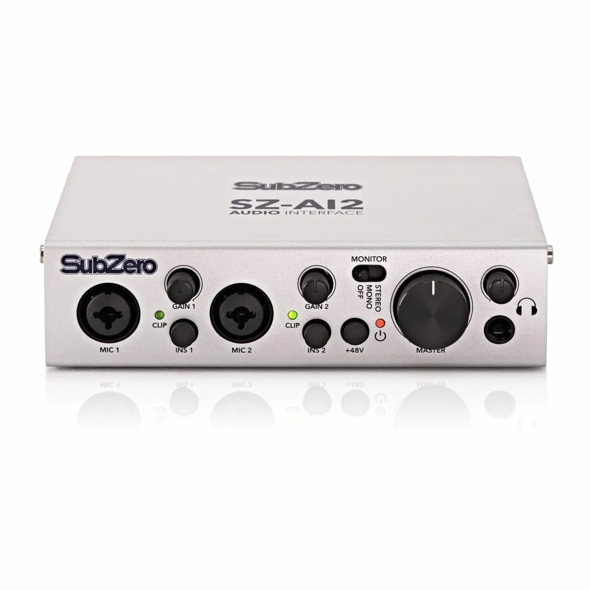Interfaz de audio USB SubZero AI2-2 entradas XLR/TRS 24 bits / 96 kHz
