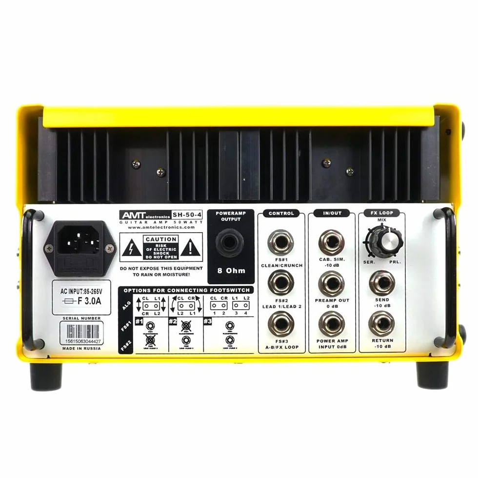 AMT Stonehead-50-4 - Amplificador de cabeza para guitarra (50 W)