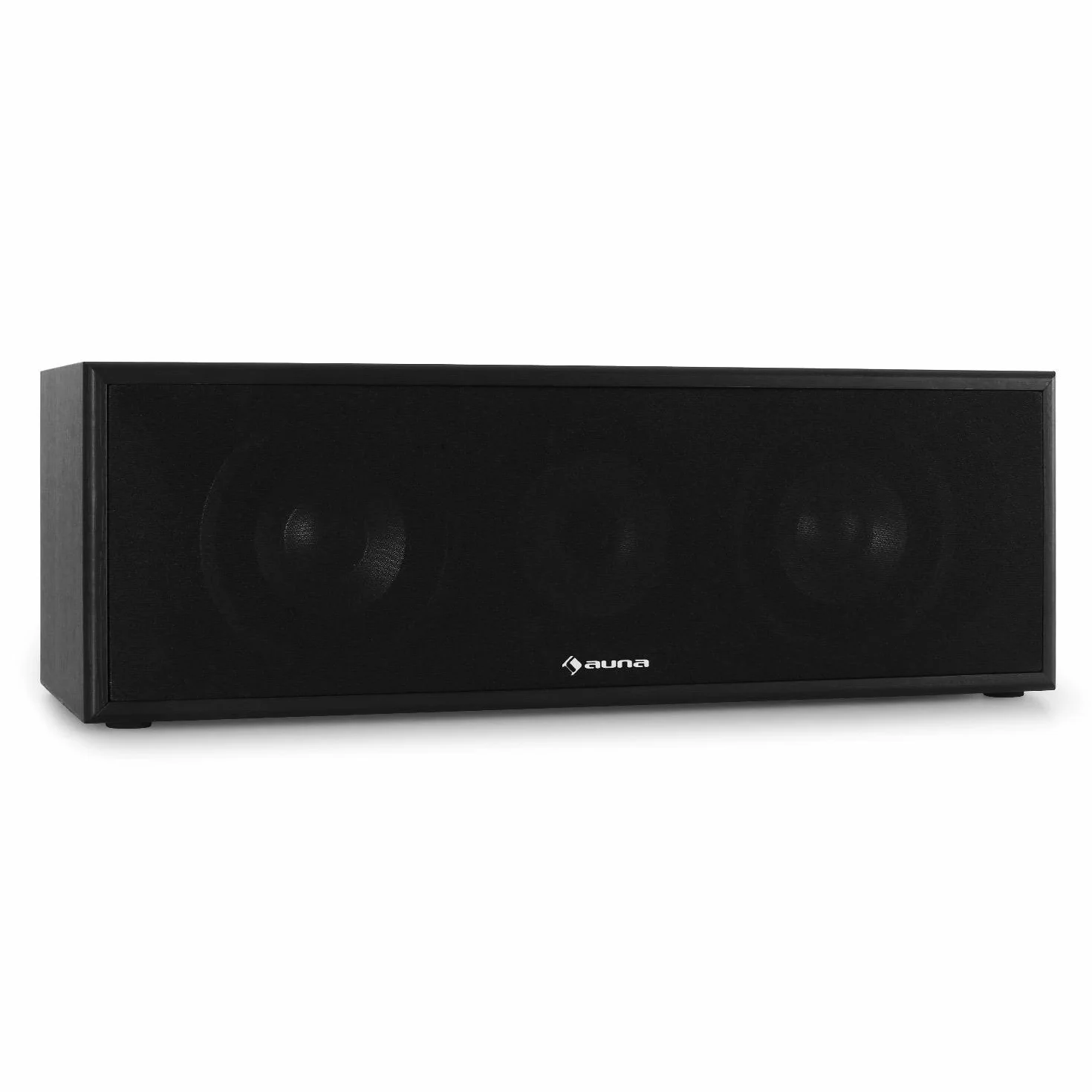 Auna Linie 300 CN Altavoz Central Pasivo 2 x 35W RMS 2 Woofers 10cm Negro