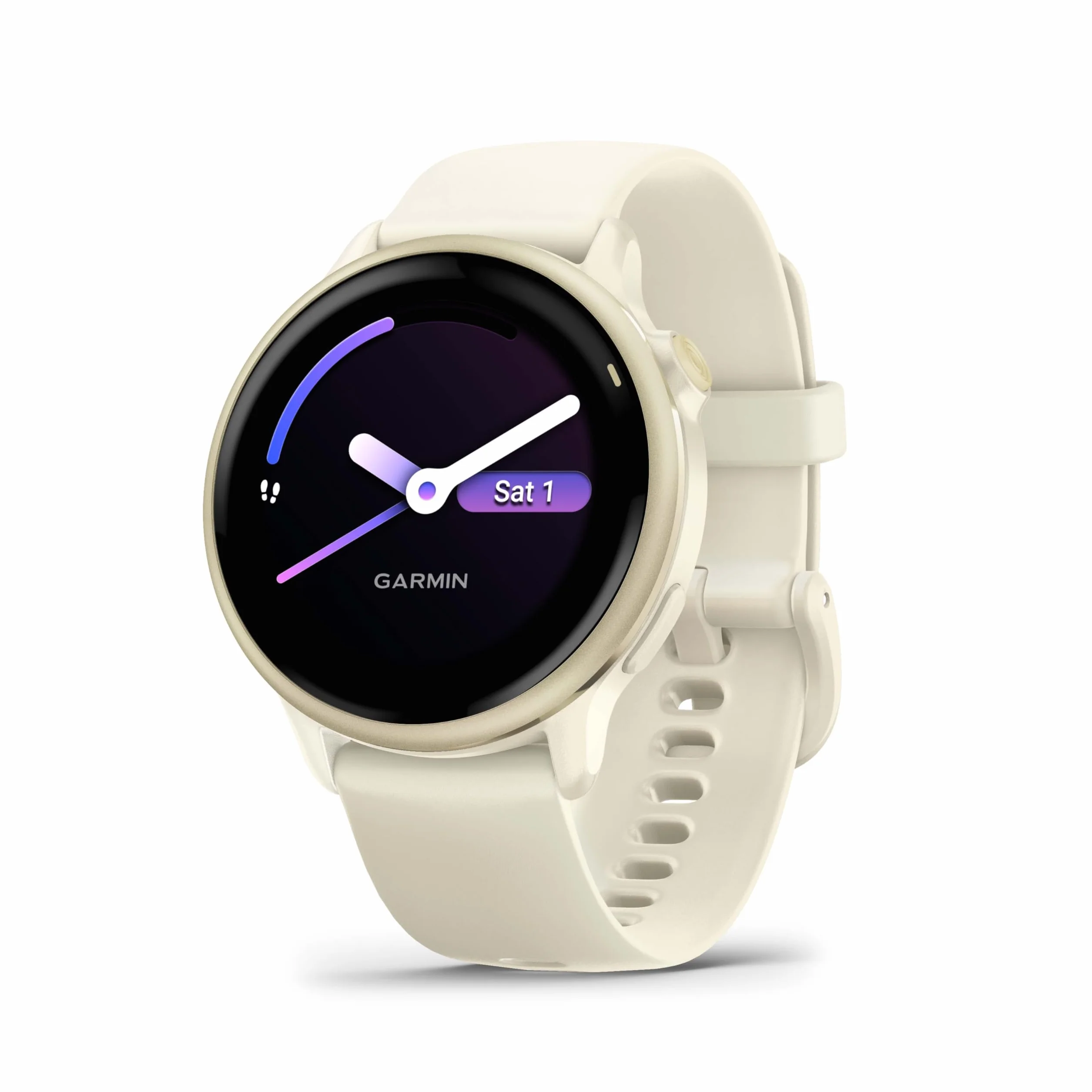 Garmin Vívoactive 6, Smartwatch con GPS, Pantalla AMOLED, Funciones Esenciales de Salud, Entrenamientos de Movilidad, Entrenamiento avanzado del sueño y hasta 11 días de autonomía, Blanco