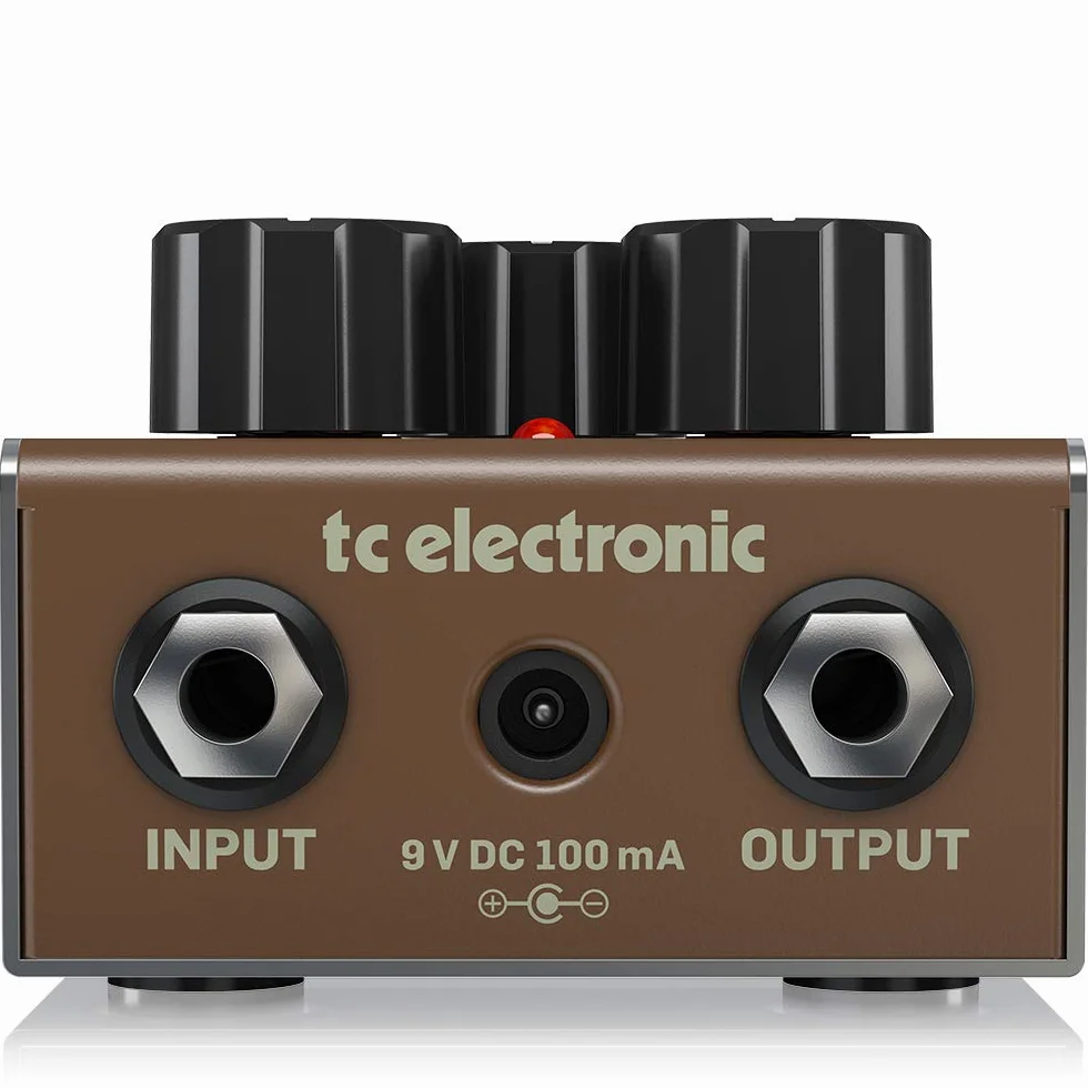 TC Electronic ECHOBRAIN ANALOG DELAY Pedal de retardo de estilo vintage con circuito de brigada de cubo totalmente analógico