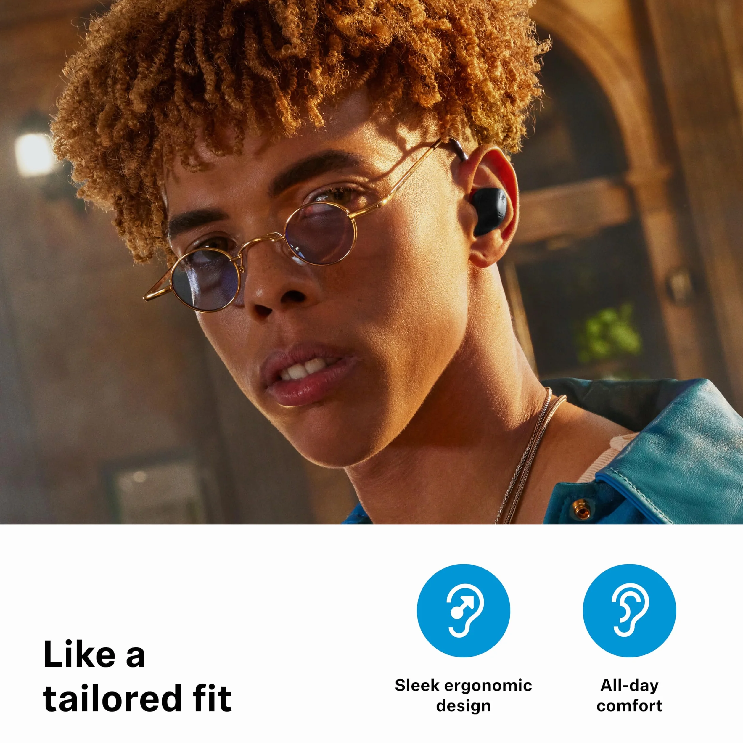 Sennheiser ACCENTUM True Wireless Auriculares - Sonido nítido con ANC híbrida, diseño ergonómico, 28 Horas de duración de batería, Interfaz táctil y Calidad de Llamada con Doble micrófono - Negro