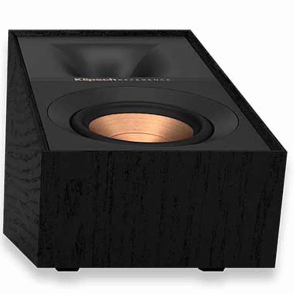 Klipsch R-40SA Black (Pareja) - Altavoces Sorround Dolby Atmos para Home Cinema proyección Techo