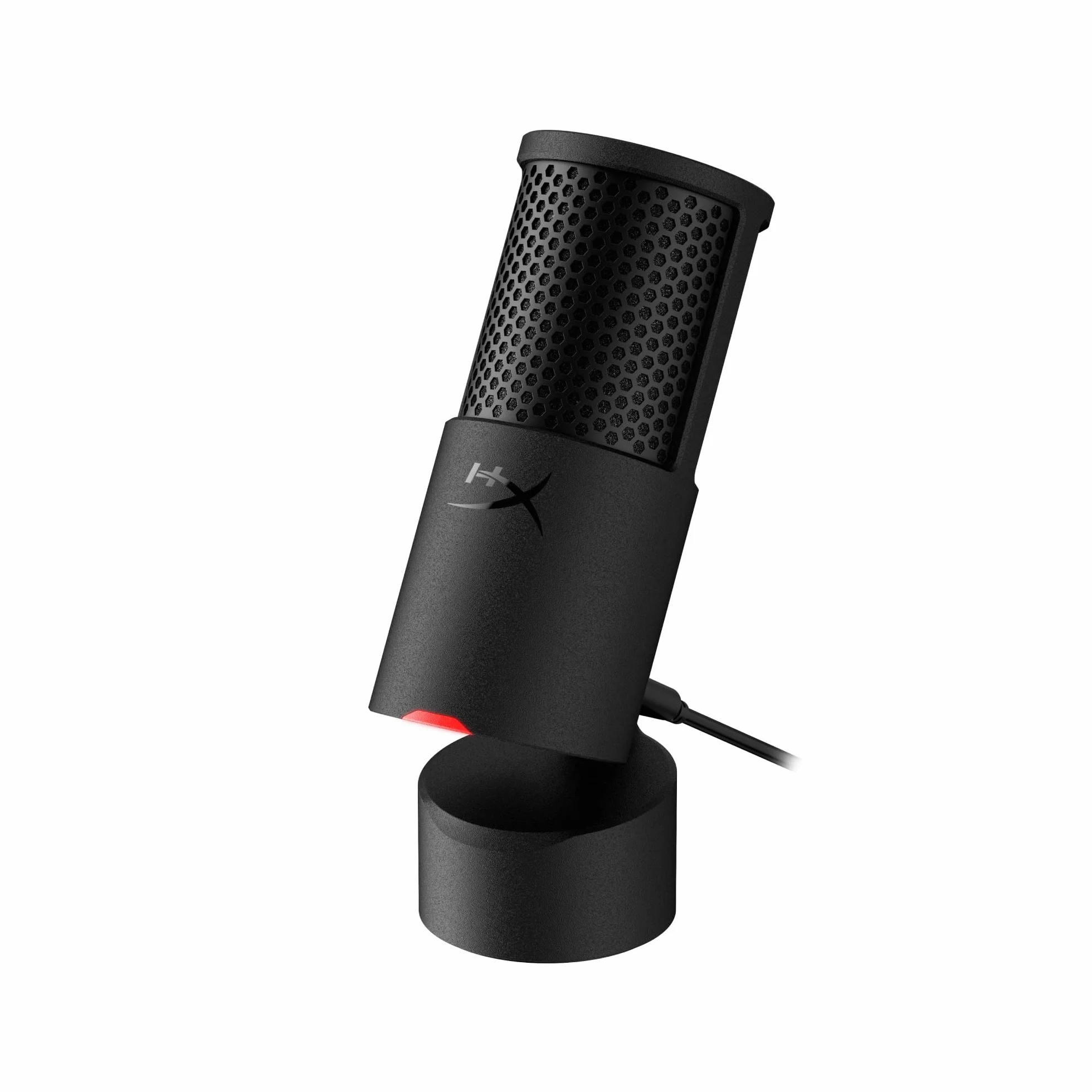 HyperX Solocast 2 - Micrófono Condensador USB patrón cardioide, Juegos, Streaming, podcasts, PC, Twitch, Youtube, Discord, Negro