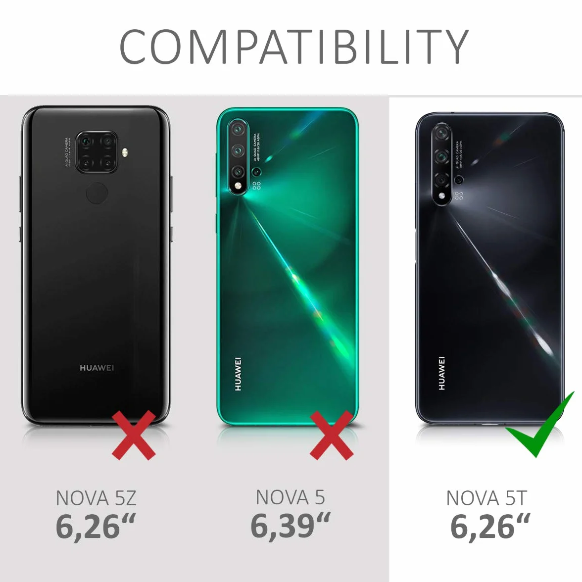 kwmobile Funda para Huawei Nova 5T Carcasa TPU y Silicona Ultrafino Antigolpes Azul Metalizado