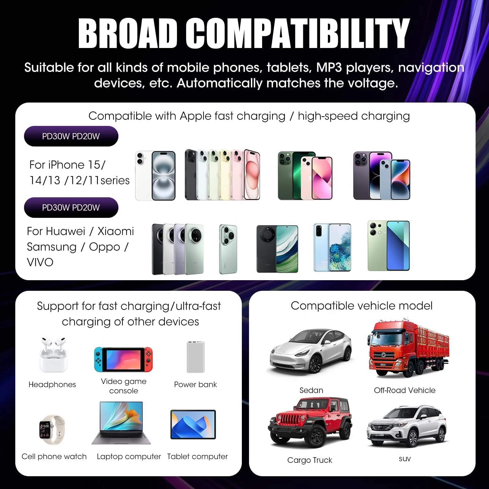 Transmisor Radio FM Bluetooth 5.3 Coche, USB C PD 30W + QC3.0 48W Cargador Coche Rápido, Receptor Parrot Manos Libres,Adaptador de Audio MP3, para Teléfono Móvil/Unidades Flash USB,Conectar y Usar
