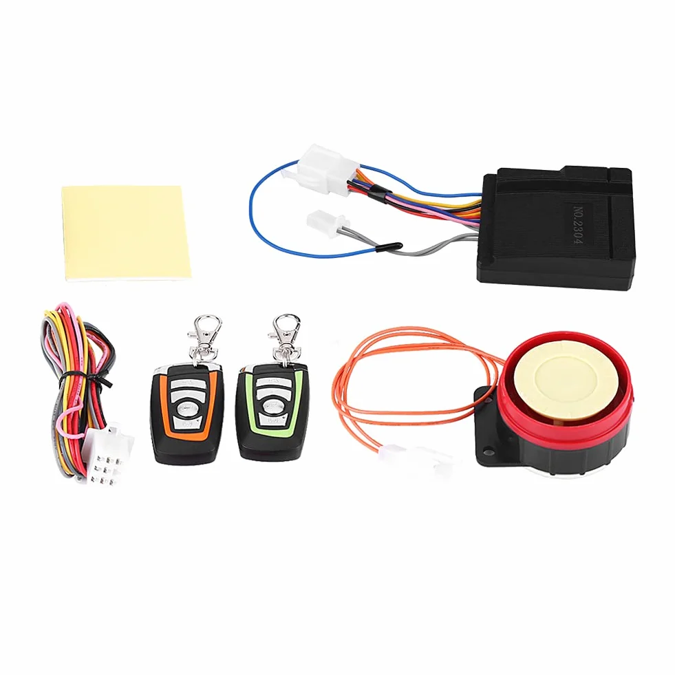 EBTOOLS para Alarma Buena para Motocicleta Sistema de Alarma para Motocicleta Sistema de Alarma de Seguridad Antirrobo para Motocicleta Control Remoto
