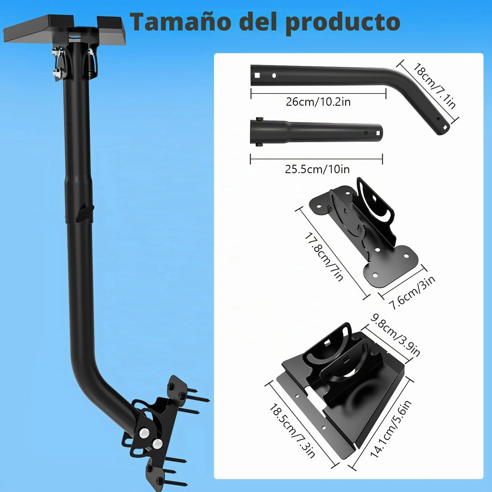 Compatible con Starlink Gen 3 Soporte de Pared Ajustable 360° con Adaptador de Tubo Gen3 para Gen3 Star Link Internet Kit satélite