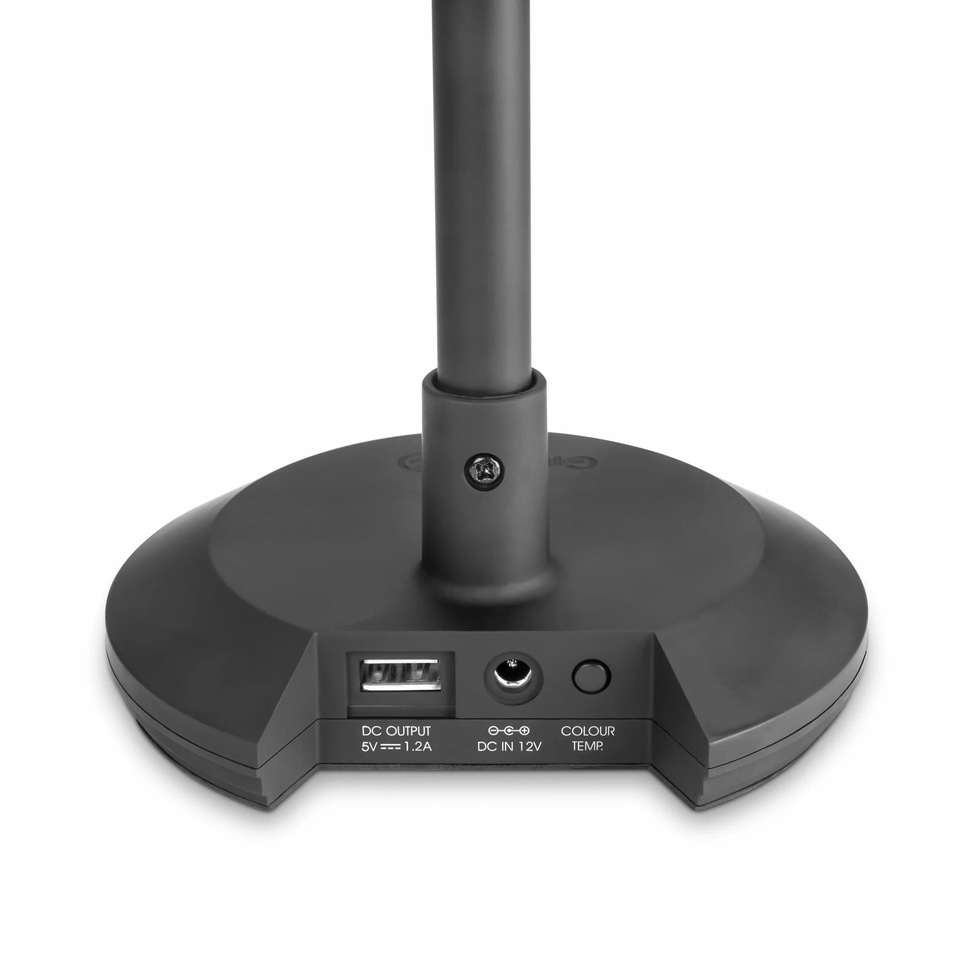 Gravity LED PLT 2B - Lámpara LED para mesas y pianos con atenuación y puerto de carga USB