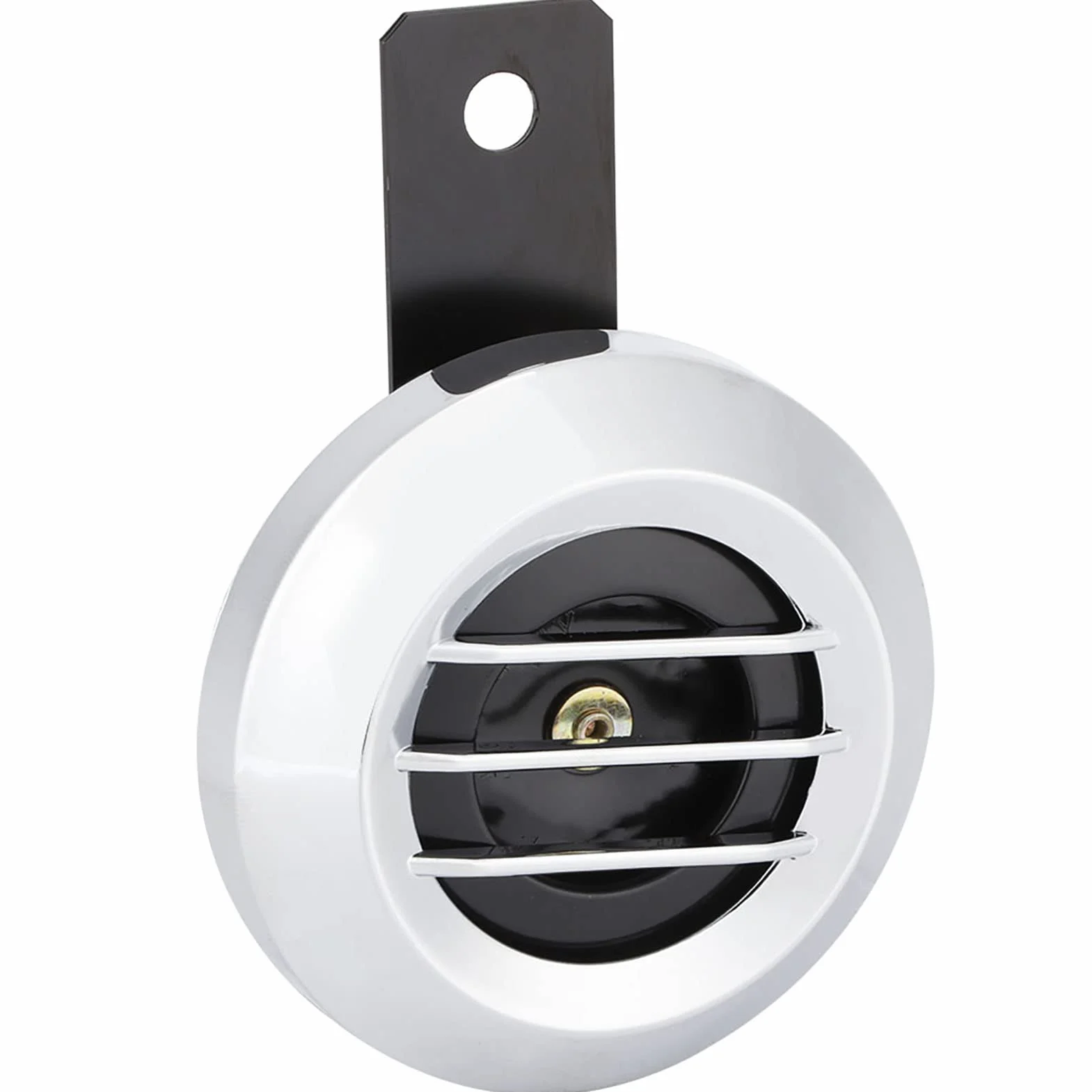 Bocina de Motocicleta, Bocina de Motocicleta, Bocina de Alta Potencia, Sirena de Bocina Eléctrica Universal de 12V 110Db, Altavoz de Bocina Redonda Impermeable