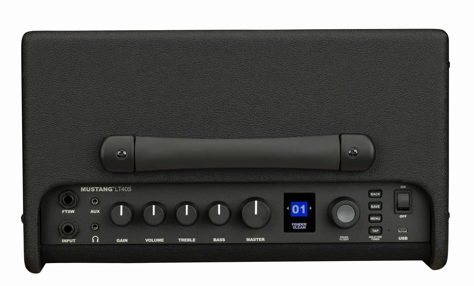 Fender Mustang LT40S - Amplificador de Guitarra (40 W, 2 x 4), Negro