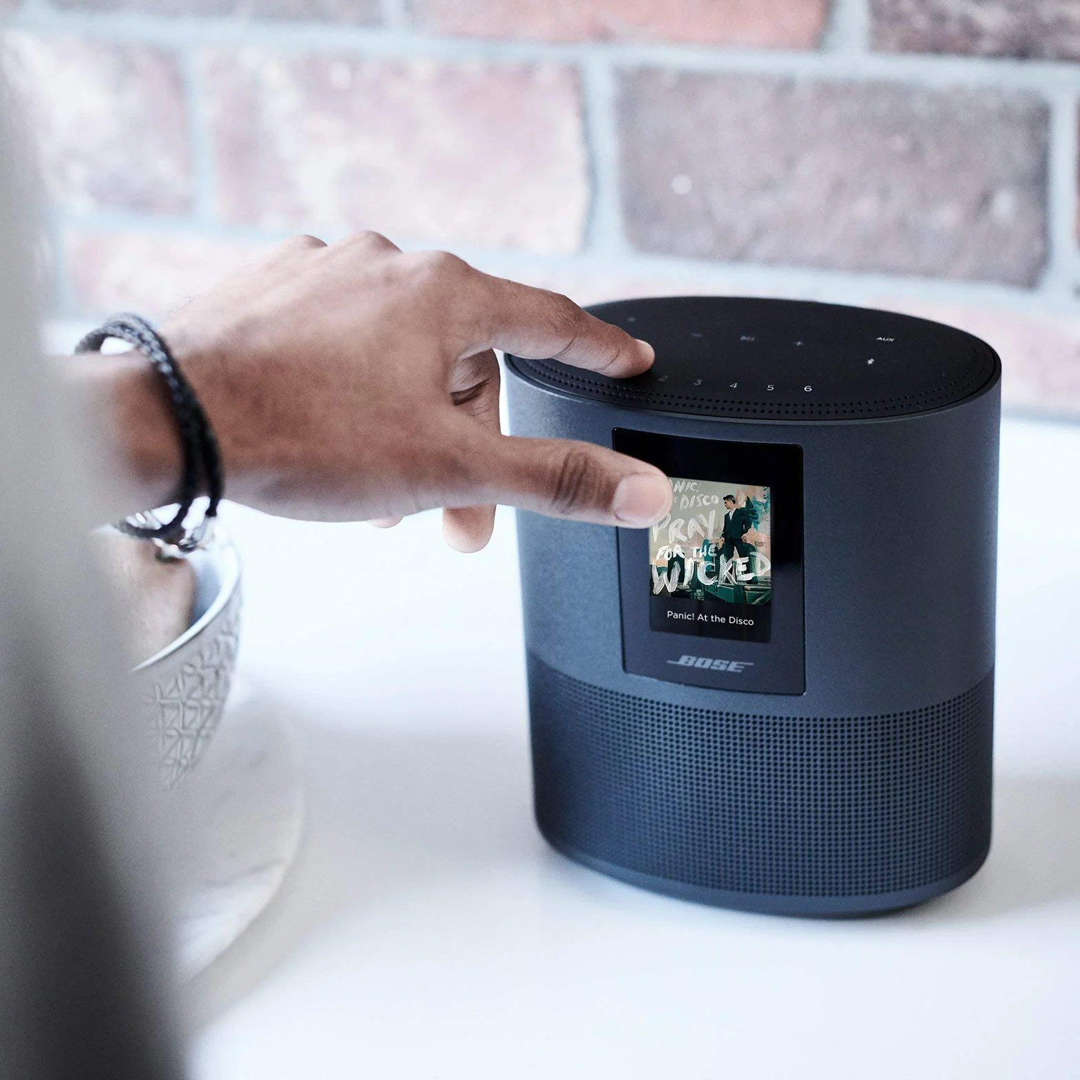 Bose Home Speaker 500 Sonido estéreo, con Amazon Alexa y el Asistente de Google integrada - Negro
