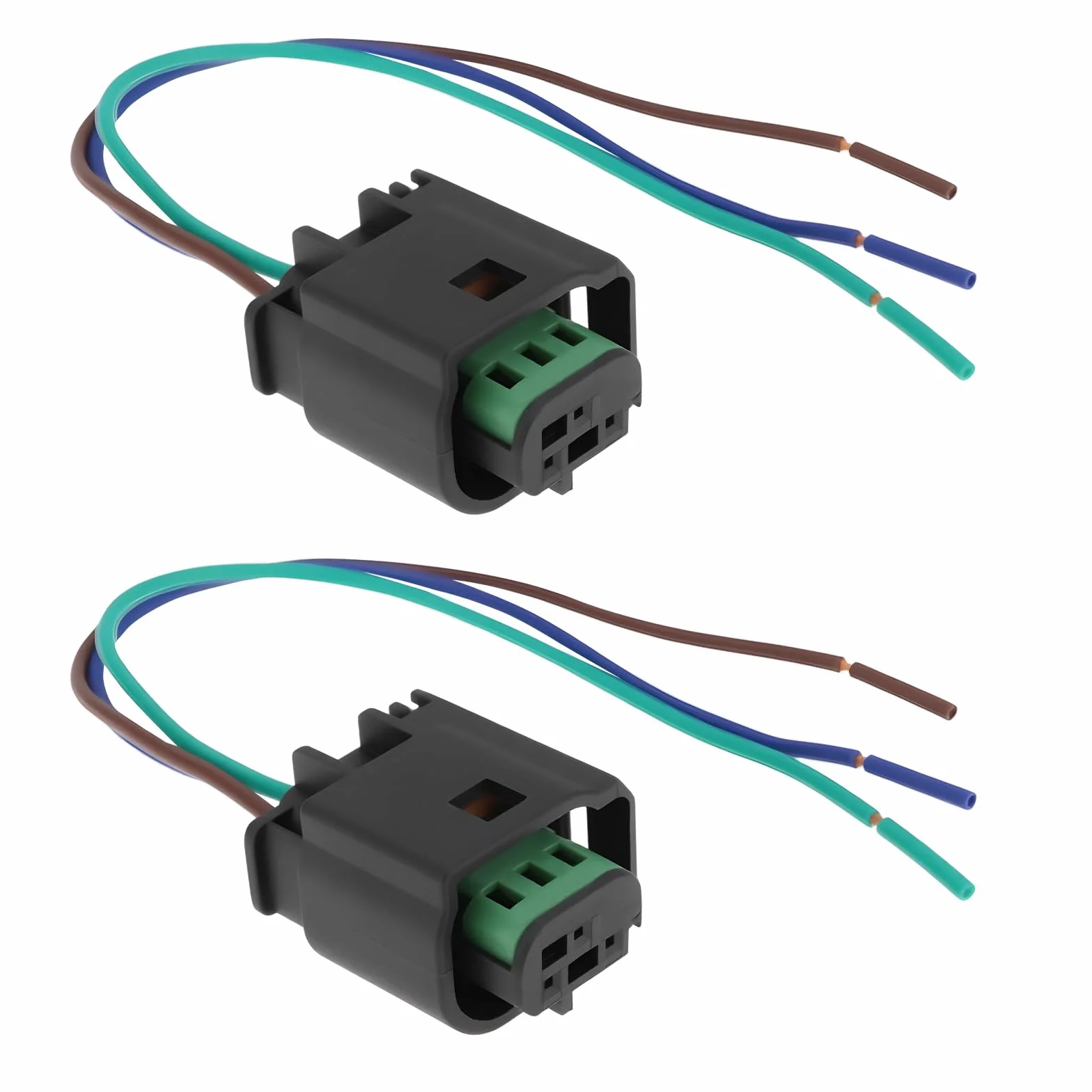 2X Conectores de Cable para Sensor de Aparcamiento PDC 968402-1C Compatible con Peugeot Y Compatible con Citroën (2002-2018 3 Pines)