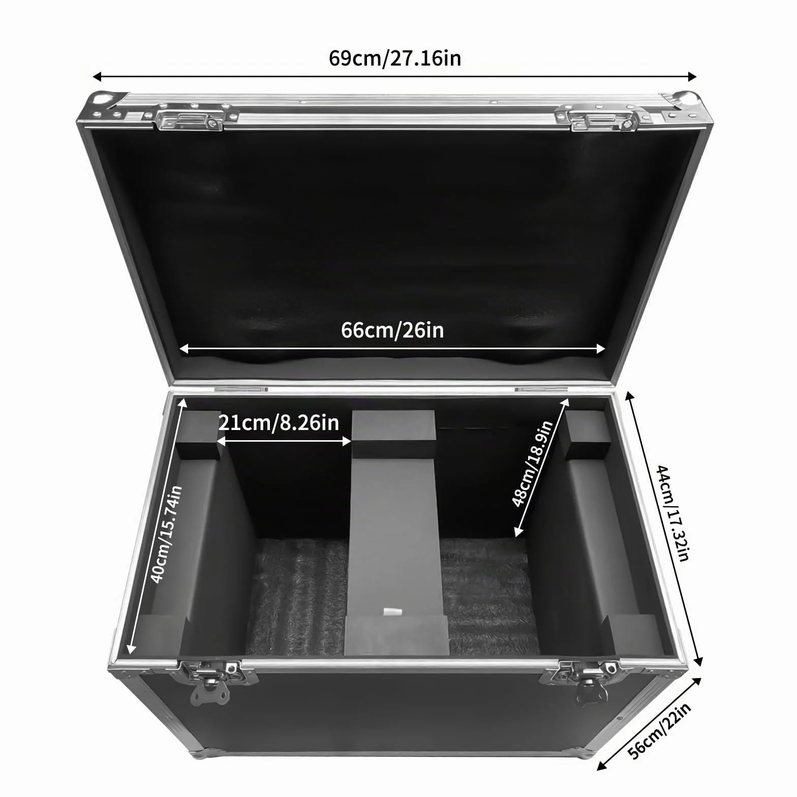 Flight Case con ruota 2 in 1 Fly Case per 230 W 295 W Teste mobili LED Beam Moving Head Flightcase