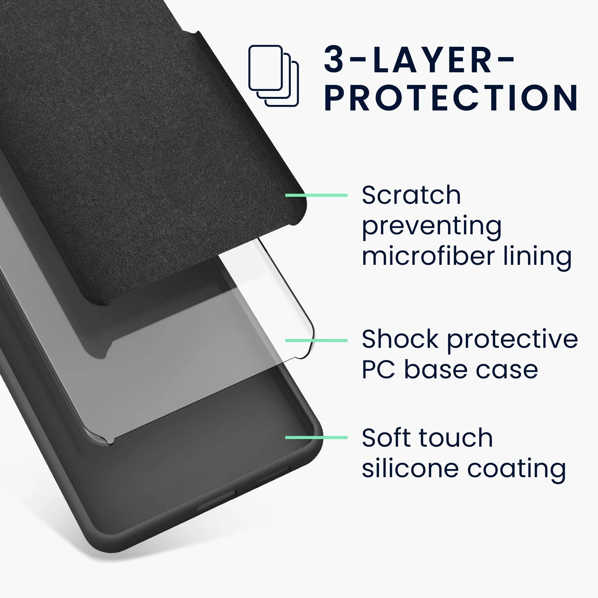 kwmobile Carcasa Compatible con Samsung Galaxy A34 5G Funda - Case TPU y Silicona con Interior de Microfibra - Suave Protector antigolpes para móvil - orquídea Morada