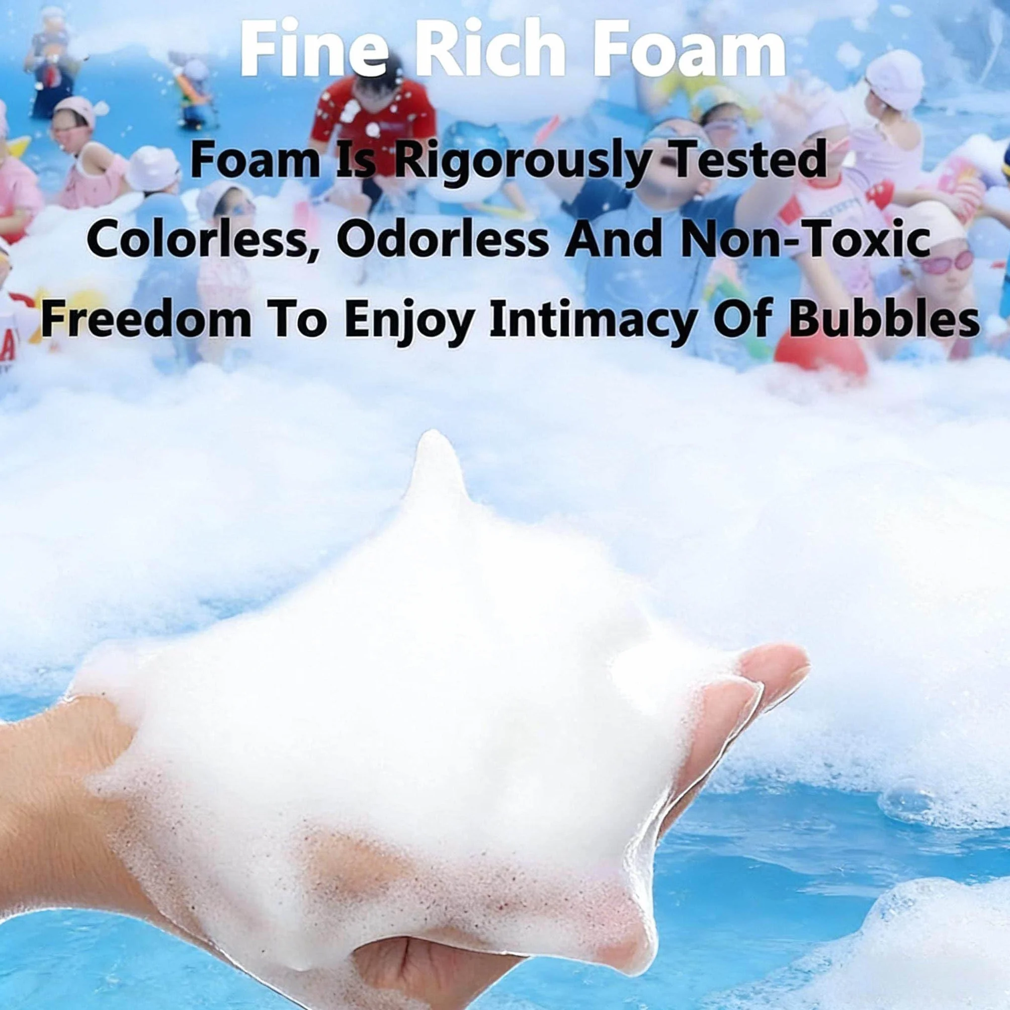 Máquina De Espuma con Efecto De Escenario, Cañón De Espuma para Fiestas con Trípode, ángulo Ajustable, Alcance De 6 a 10 M/área De 80 M², para Fiestas Al Aire Libre Y Eventos En Piscinas