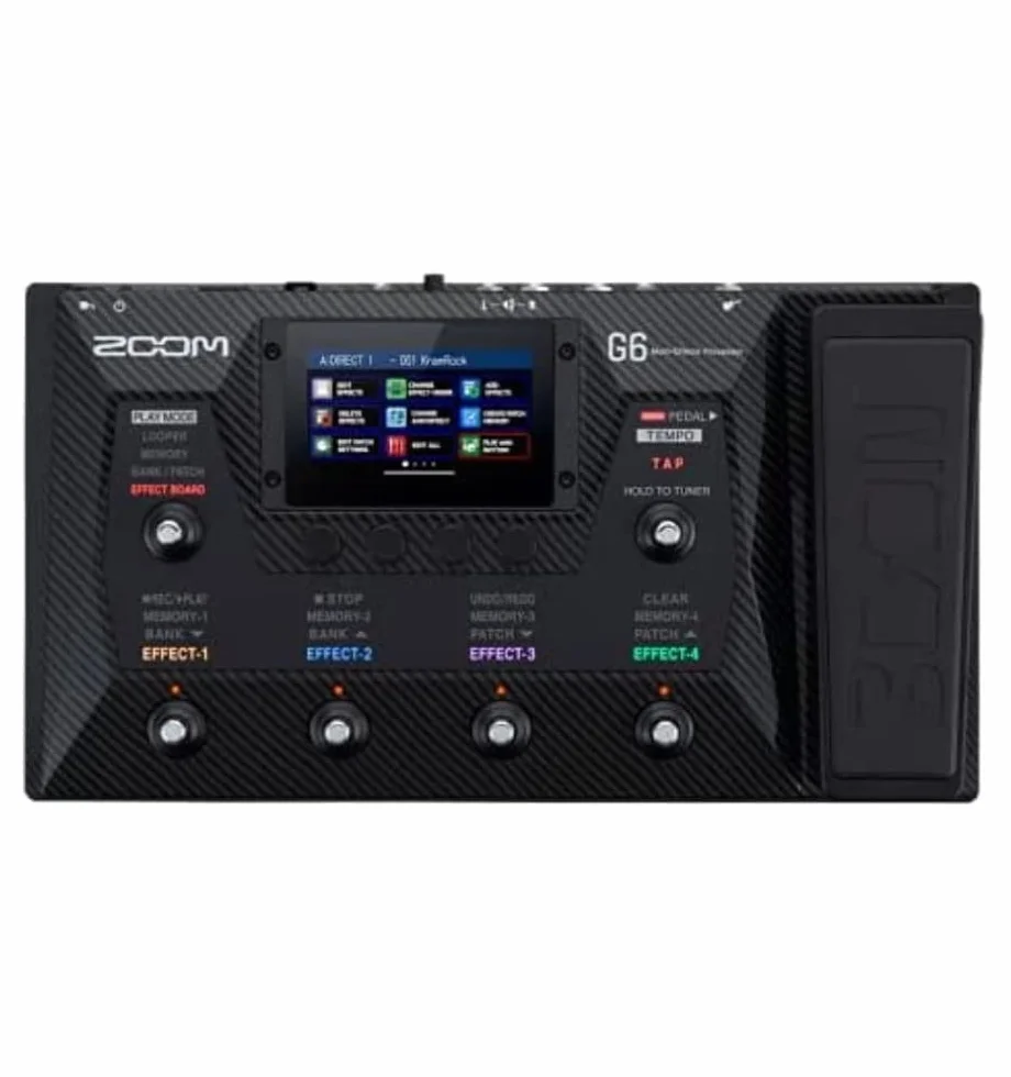 Zoom - G6 - Pedalera multiefectos, amp-simulator, interface de audio