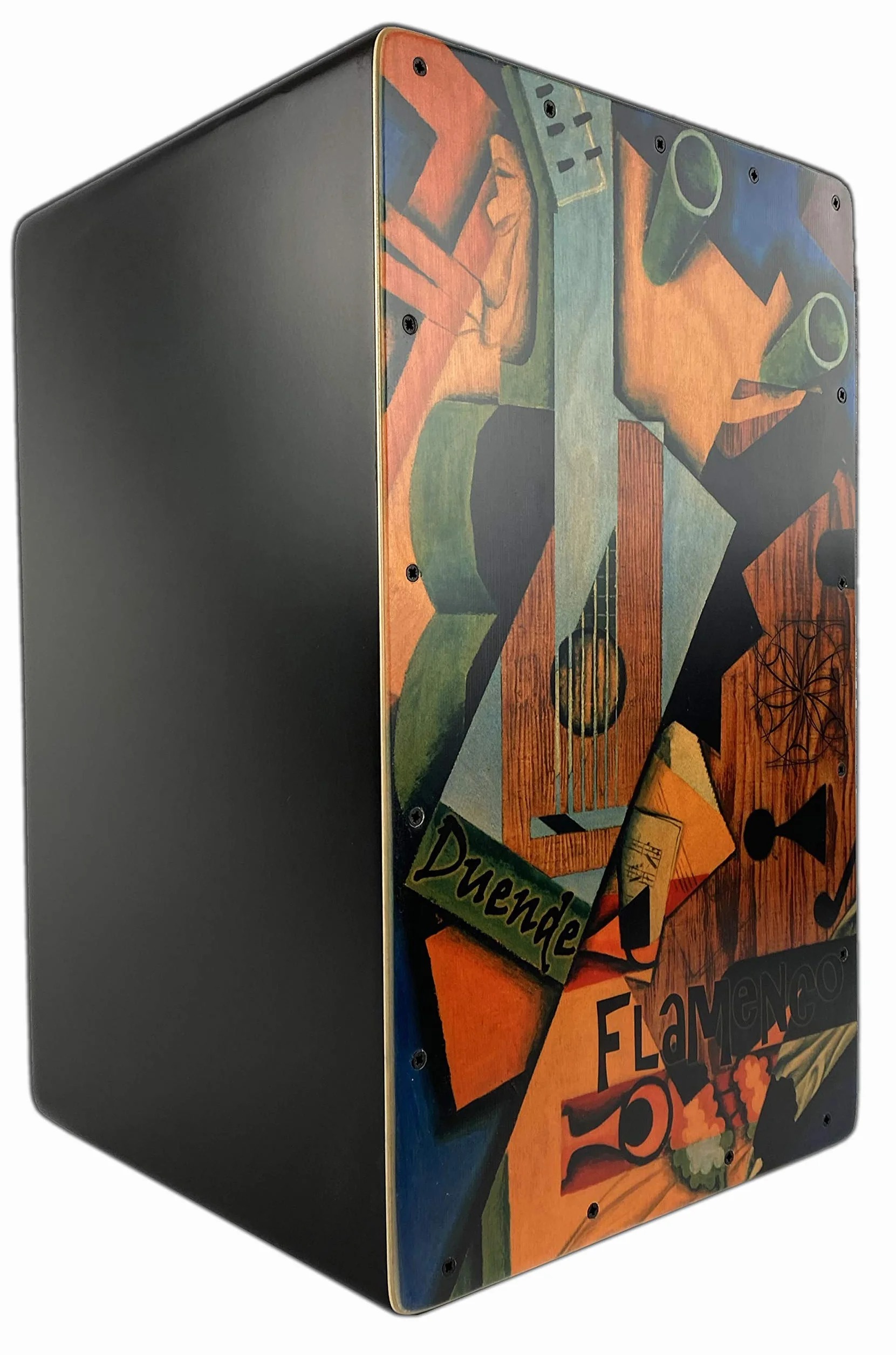 Cajon Flamenco Duende Edicion Limitada con funda tipo mochila incluida.