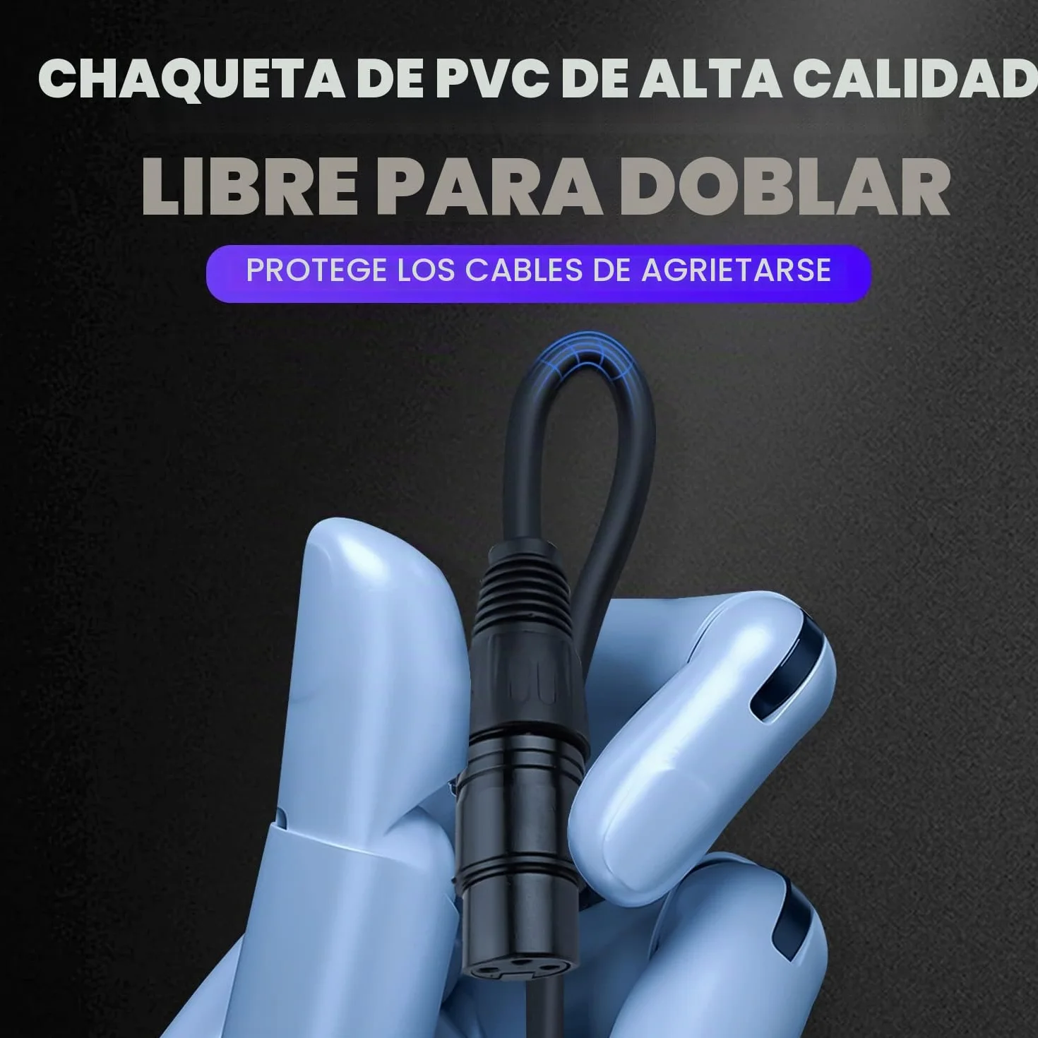 Cables DMX de 1.2 metros 10 paquete, 3 Pines XLR Macho a Hembra Cable DMX para Señales de Iluminación para Conectar Cables Ópticos