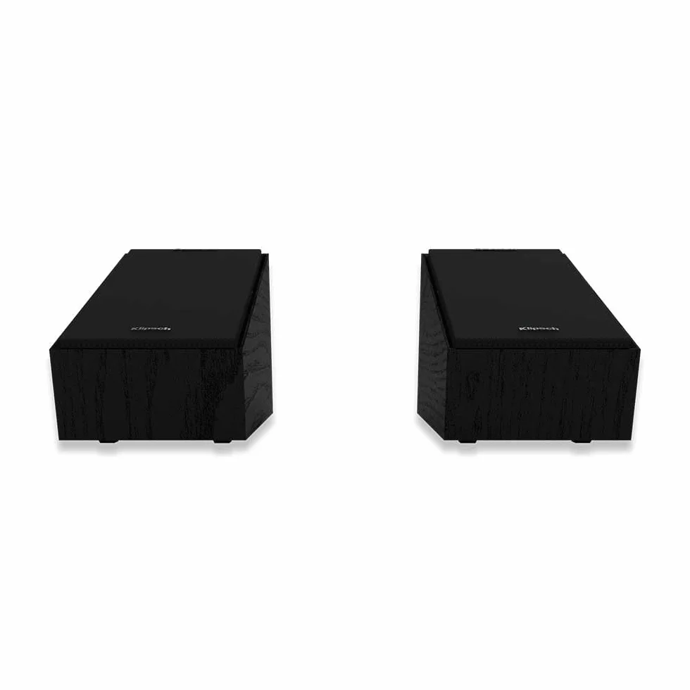 Klipsch R-40SA Black (Pareja) - Altavoces Sorround Dolby Atmos para Home Cinema proyección Techo