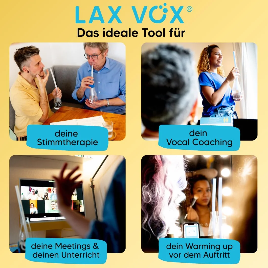 LAX VOX Manguera para la regeneración, entrenamiento y formación de la voz (transparente)