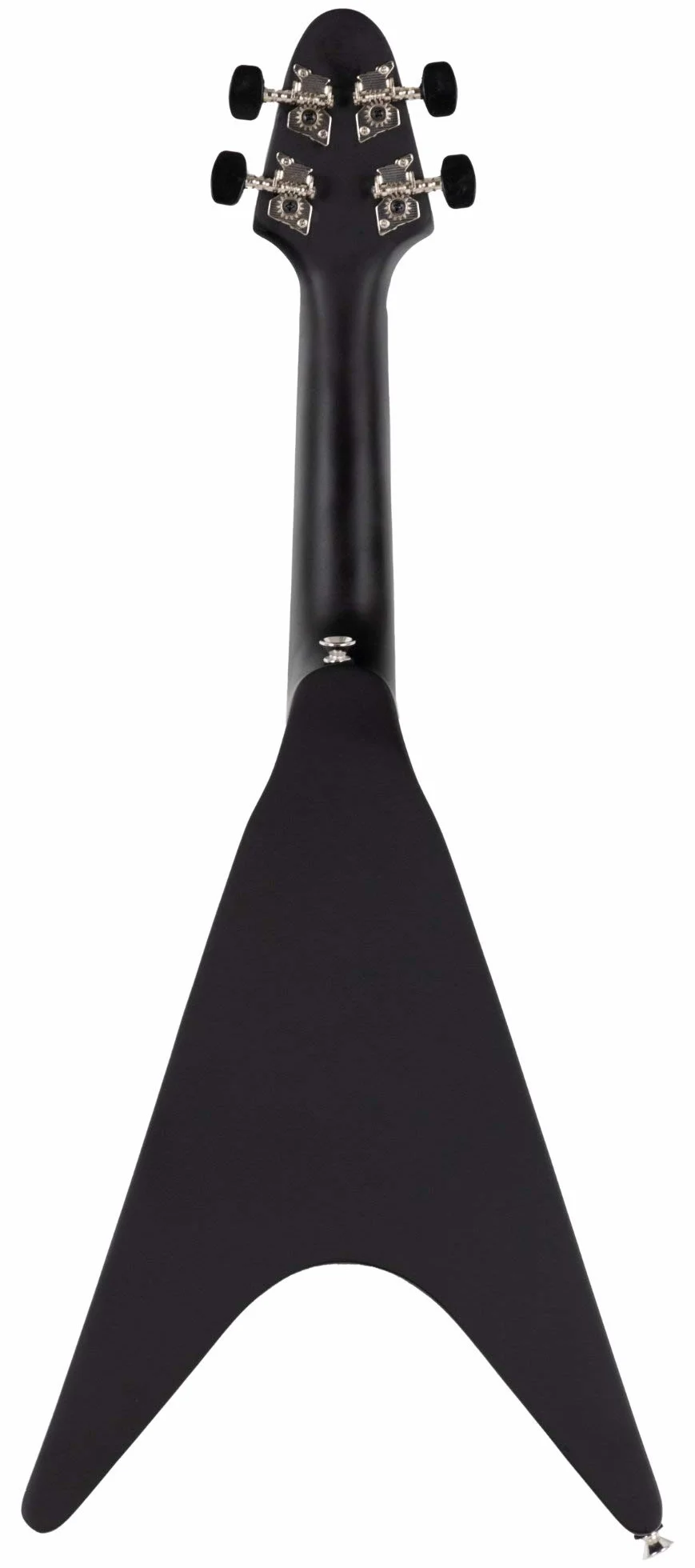 Rocktile FV-04 BK Ukulele soprano heavy, mensura 343 mm, longitud 60,5 cm, cuerpo y mástil de tilo, cuerdas Aquila Super Nylgut, 2 pines para correa, color negro.