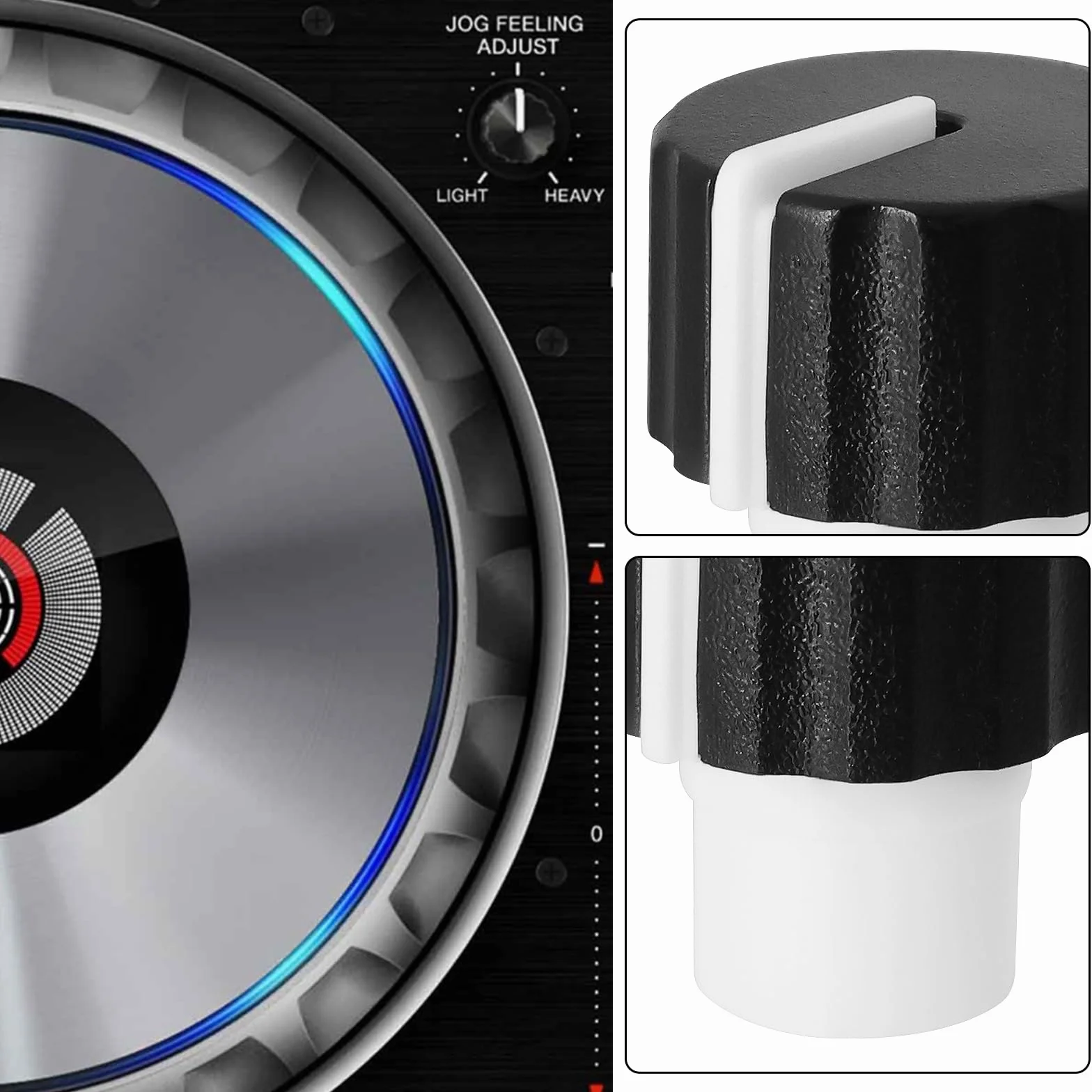 Perilla de Ajuste de Tensión del Controlador de DJ Perilla de Ajuste de Tensión Compatible con Pioneer CDJ-2000/CDJ-2000Nexus/CDJ-TOUR1/DDJ-1000