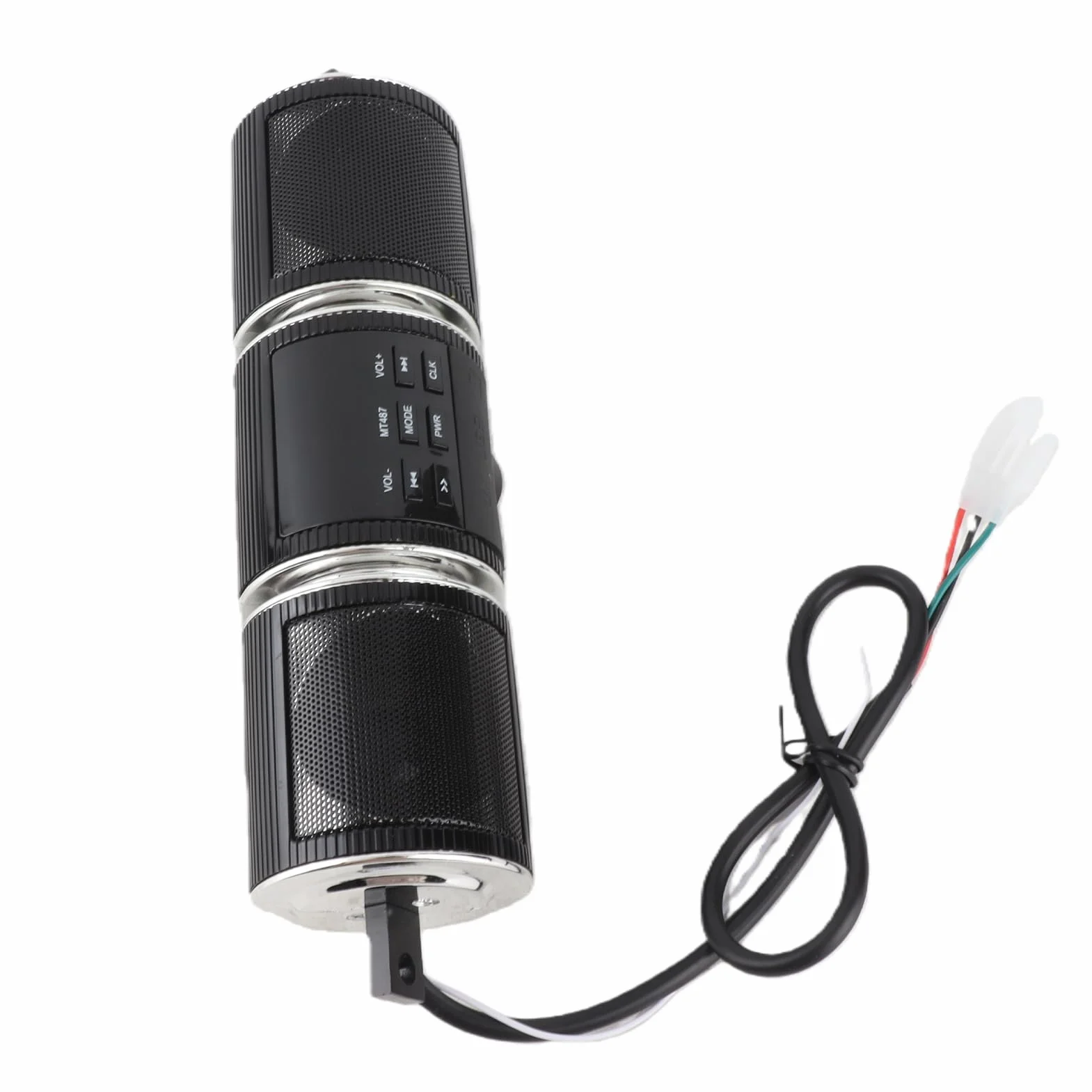 Altavoces para Moto Universal 3 0 + EDR Reproductor Musical Resistente Al Agua con USB TF Y IN Compatible con Todos Los Manillares De Motocicleta Color Negro