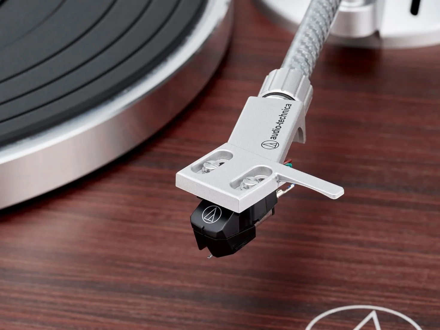 Audio-Technica LPW50BTRW Giradiscos Inalámbrico con tracción por correa Palisandro