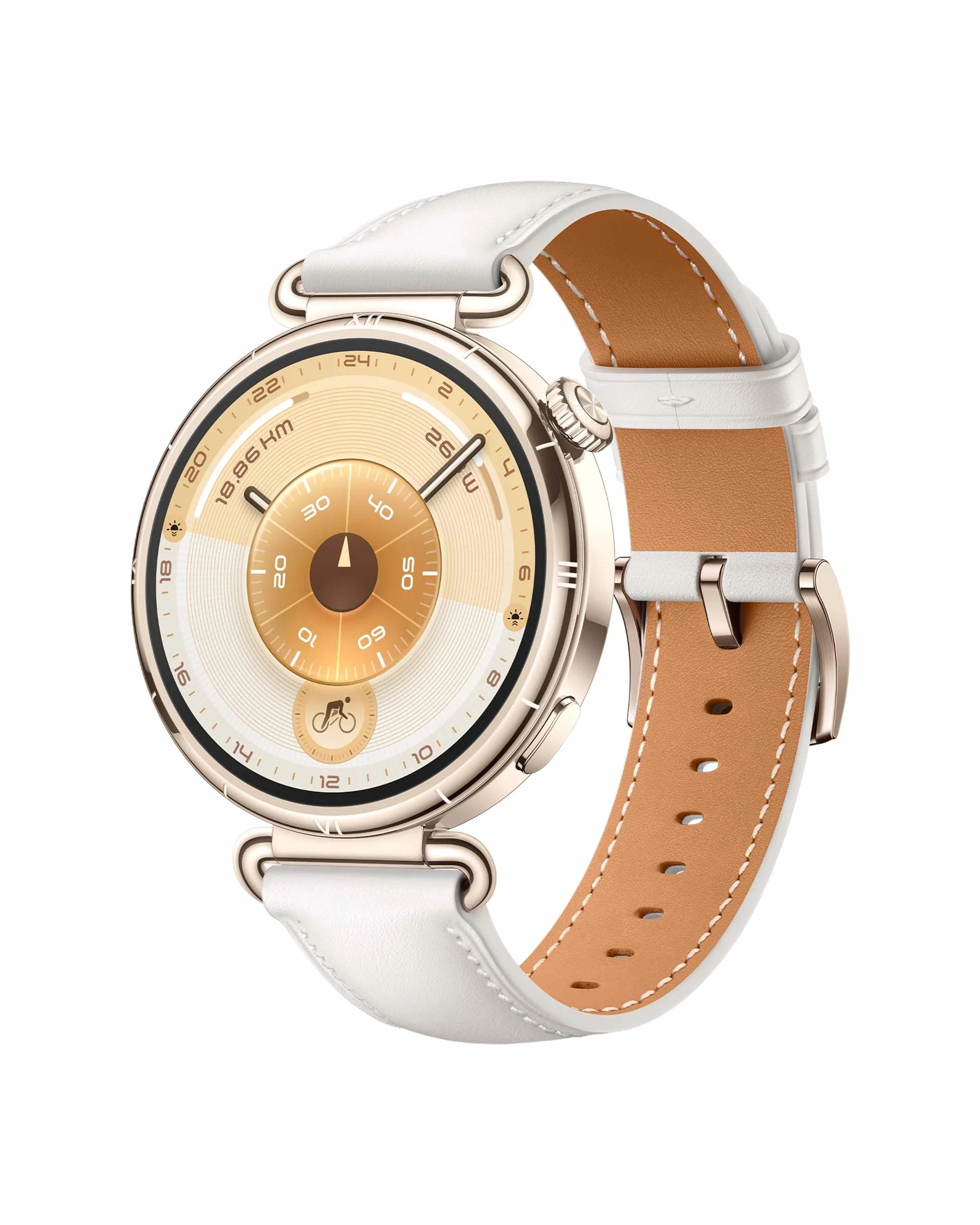 HUAWEI WATCH GT 6 41mm GPS Smartwatch, AMOLED Pantalla Táctil, hasta 14 Días de Autonomía, NFC,Ciclismo,100+Modos Deportivos, Compatible con iOS Android,Monitoreo de Salud, Emotional Wellbeing, Blanco