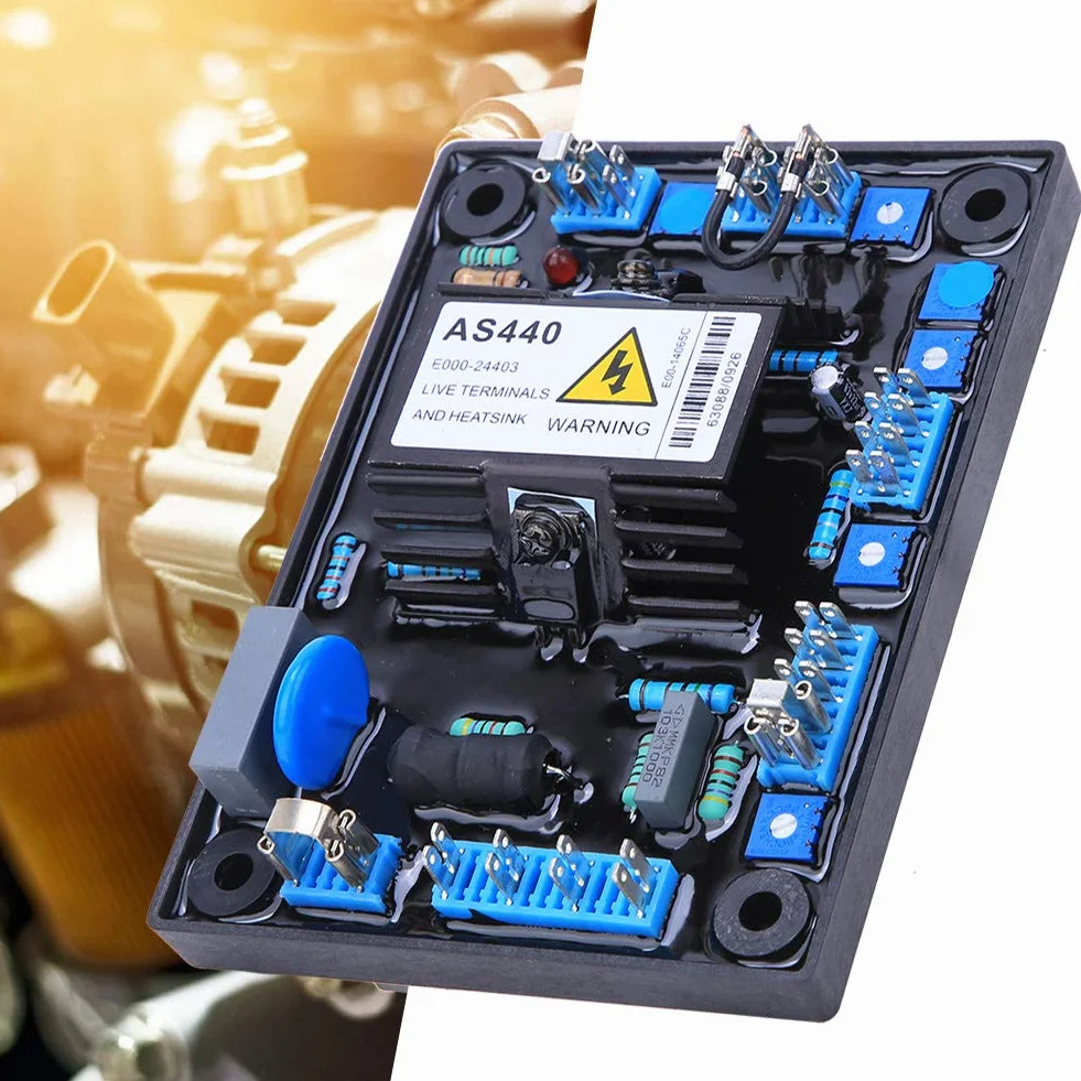 Regulador de Voltaje Automático As440 Entrada 190-264Vac Regulador de Voltaje del Motor Automático Accesorios del Generador As440