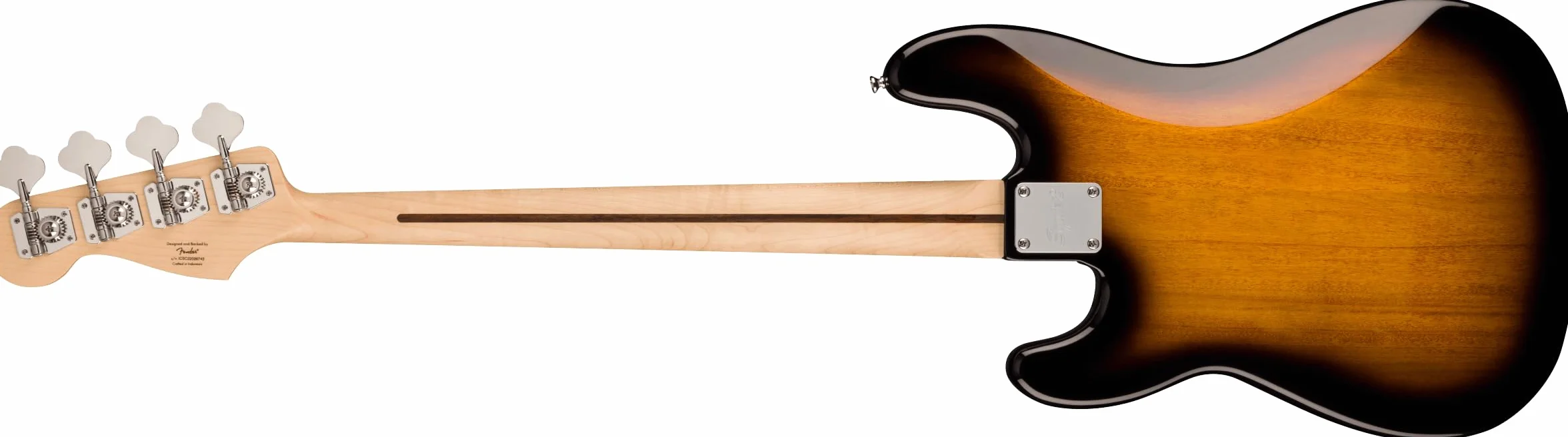 Squier by Fender Sonic Precision Bajo Eléctrico, Diapasón de Arce, Golpeador Blanco, Sunburst Bicolor