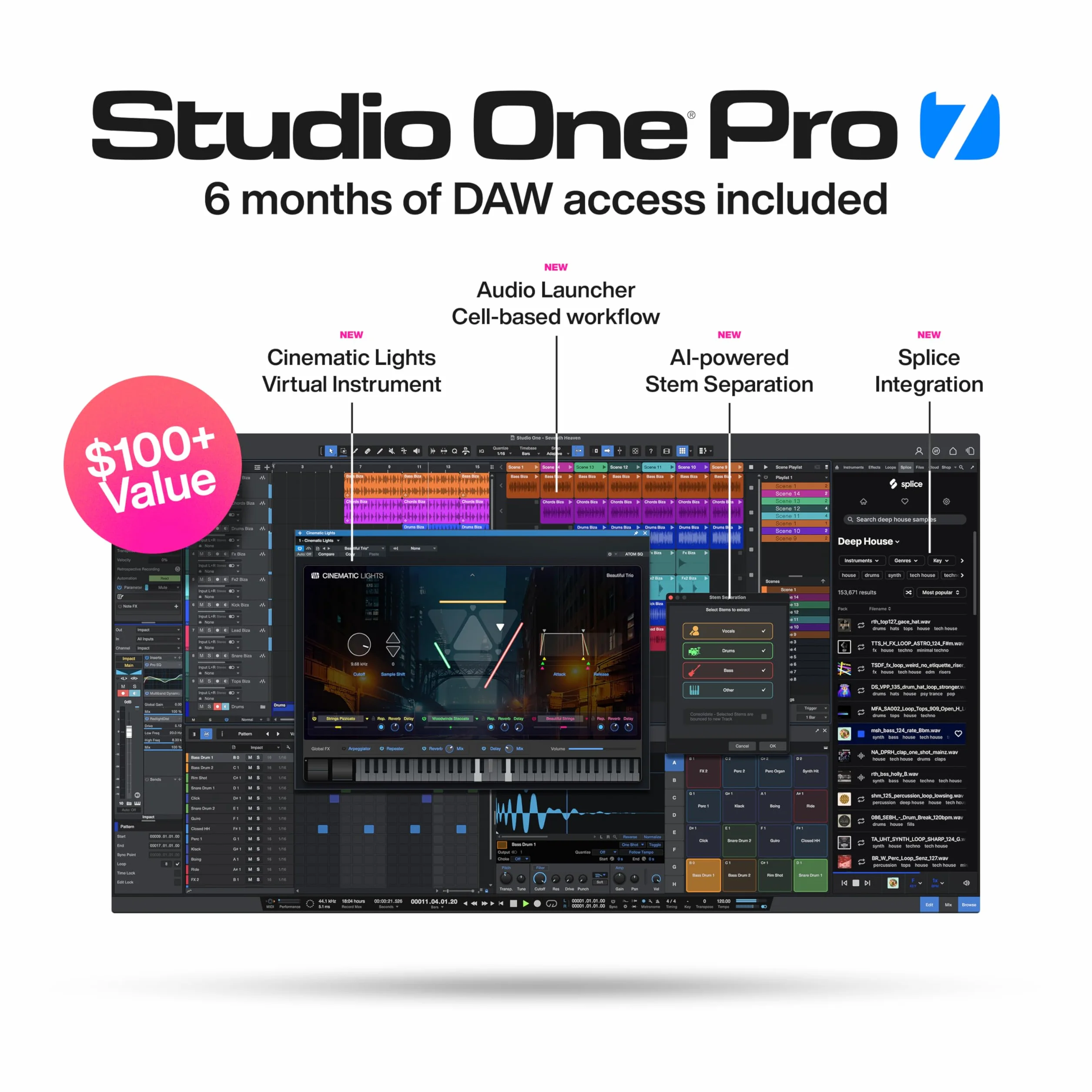 PreSonus ATOM, Controlador MIDI, Controlador de Pads para Producción Musical y Actuación con Studio One Artist, Ableton Live Lite y Paquete de Software de Grabación Studio Magic