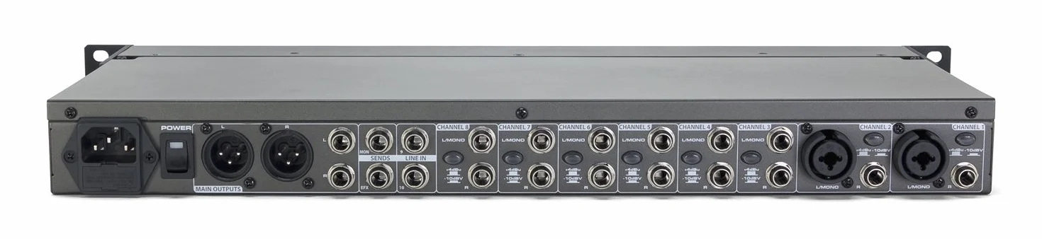 Samson SASM10 10 Canal de montaje en rack Line Mixer