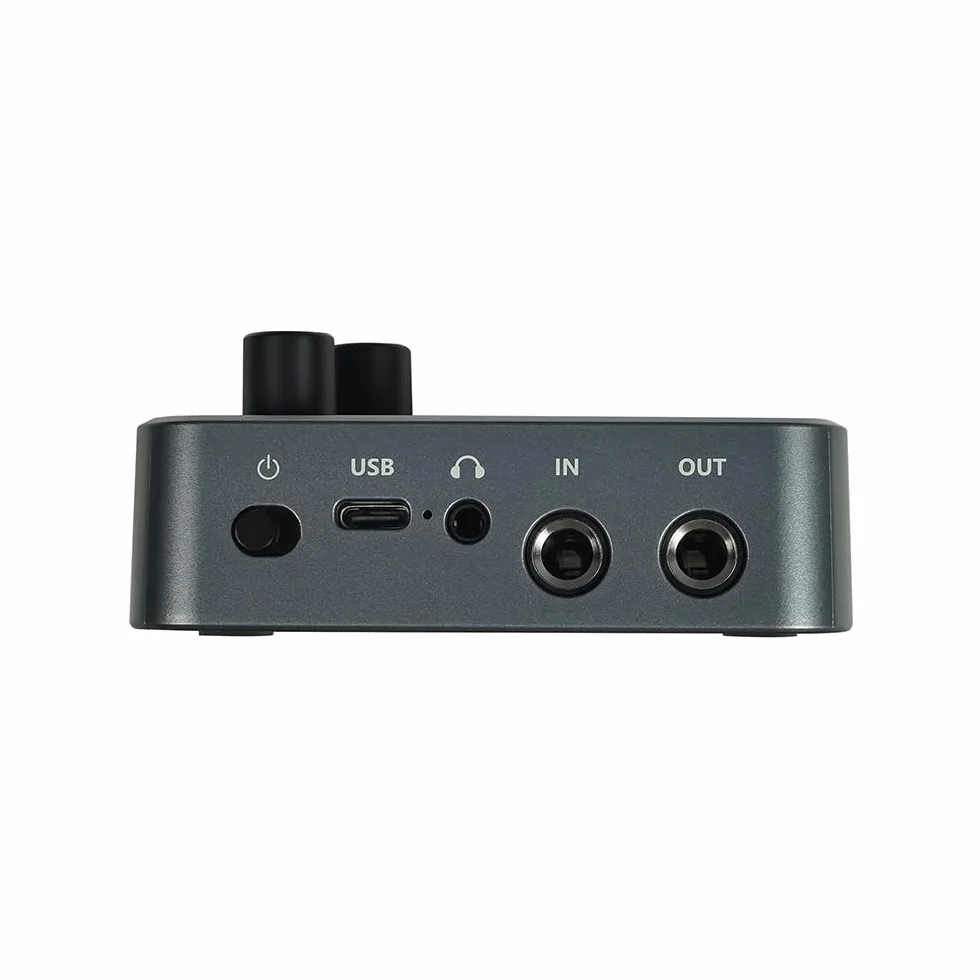 M-VAVE POCKETAMP – Simulador de amplificador multiefectos compacto para guitarra y bajo con pantalla LCD, audio USB, Bluetooth y batería recargable