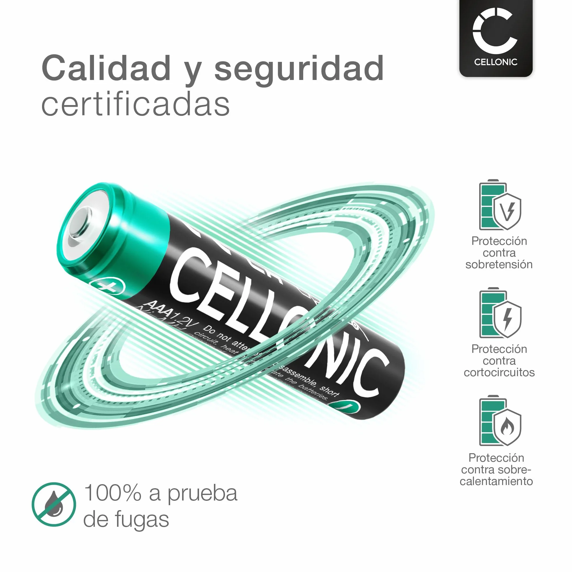 CELLONIC 4X Batería para Teléfono inalámbrico Compatible con Siemens Gigaset CL660HX, E290, A415 - (1000mAh, 1.2V)