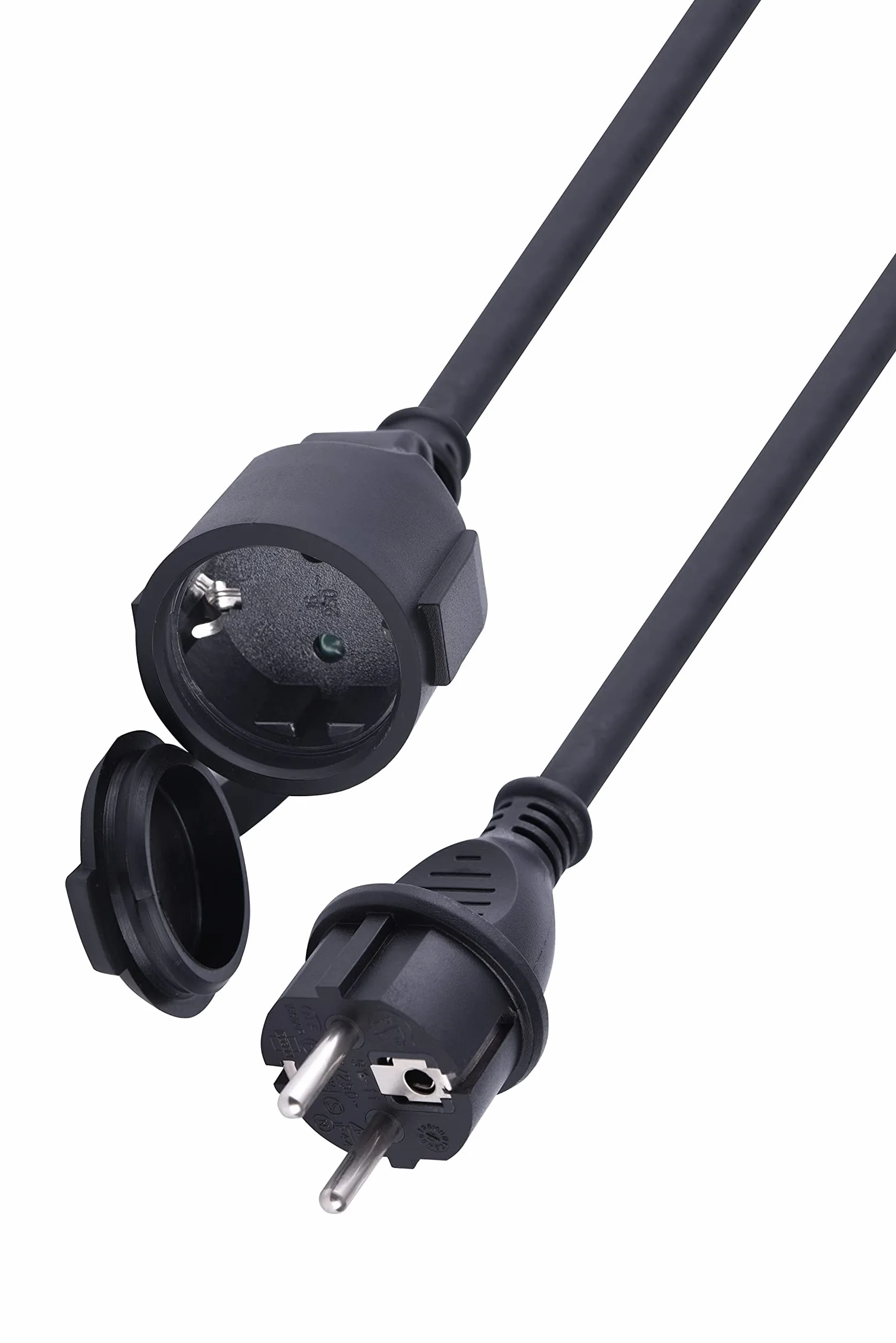 Electraline Cable Alargador 5M Exteriores IP44 H07RN-F 3G2.5 Schuko